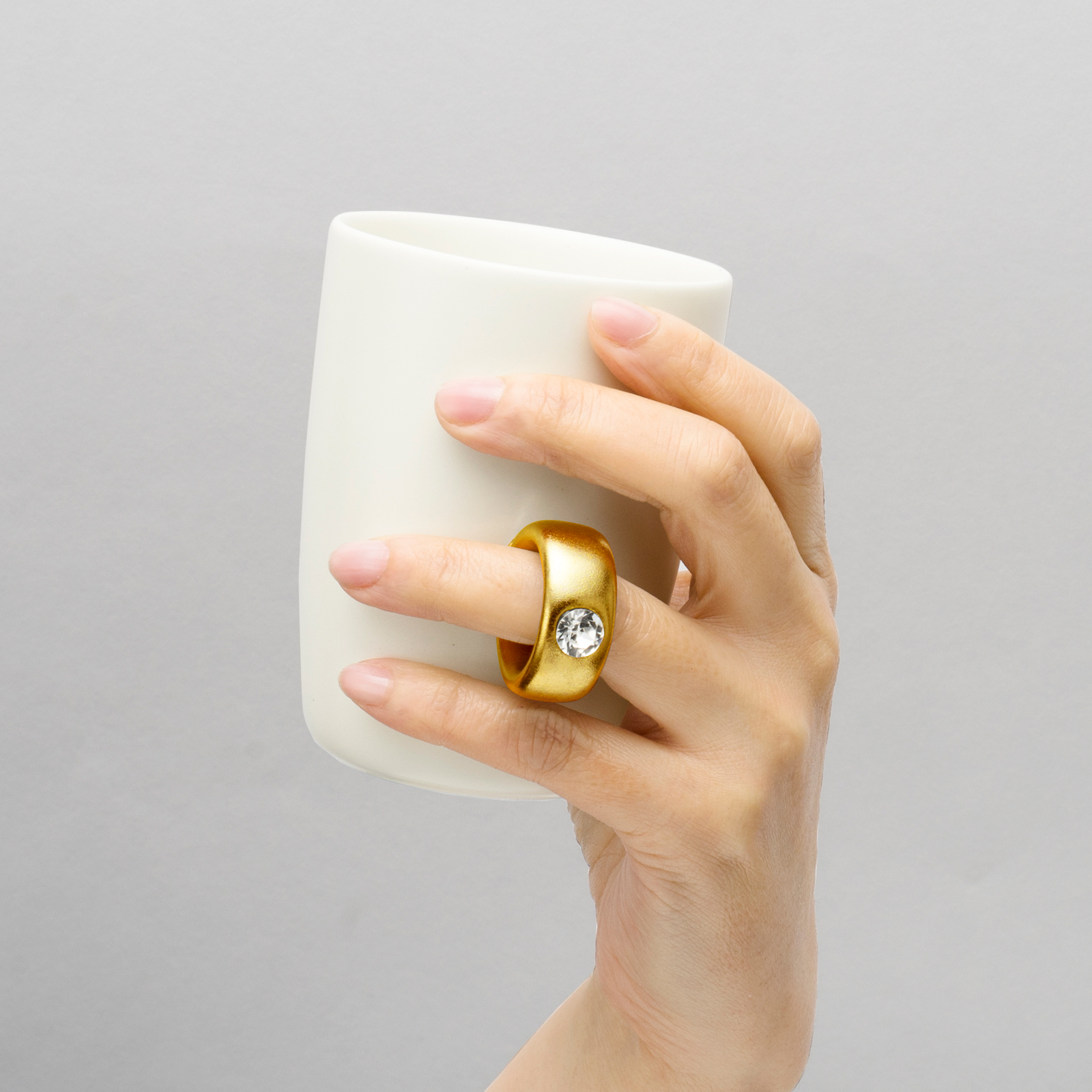 【結婚祝い】タンプカタログギフト “Wedding”と指輪のようなカップのセット