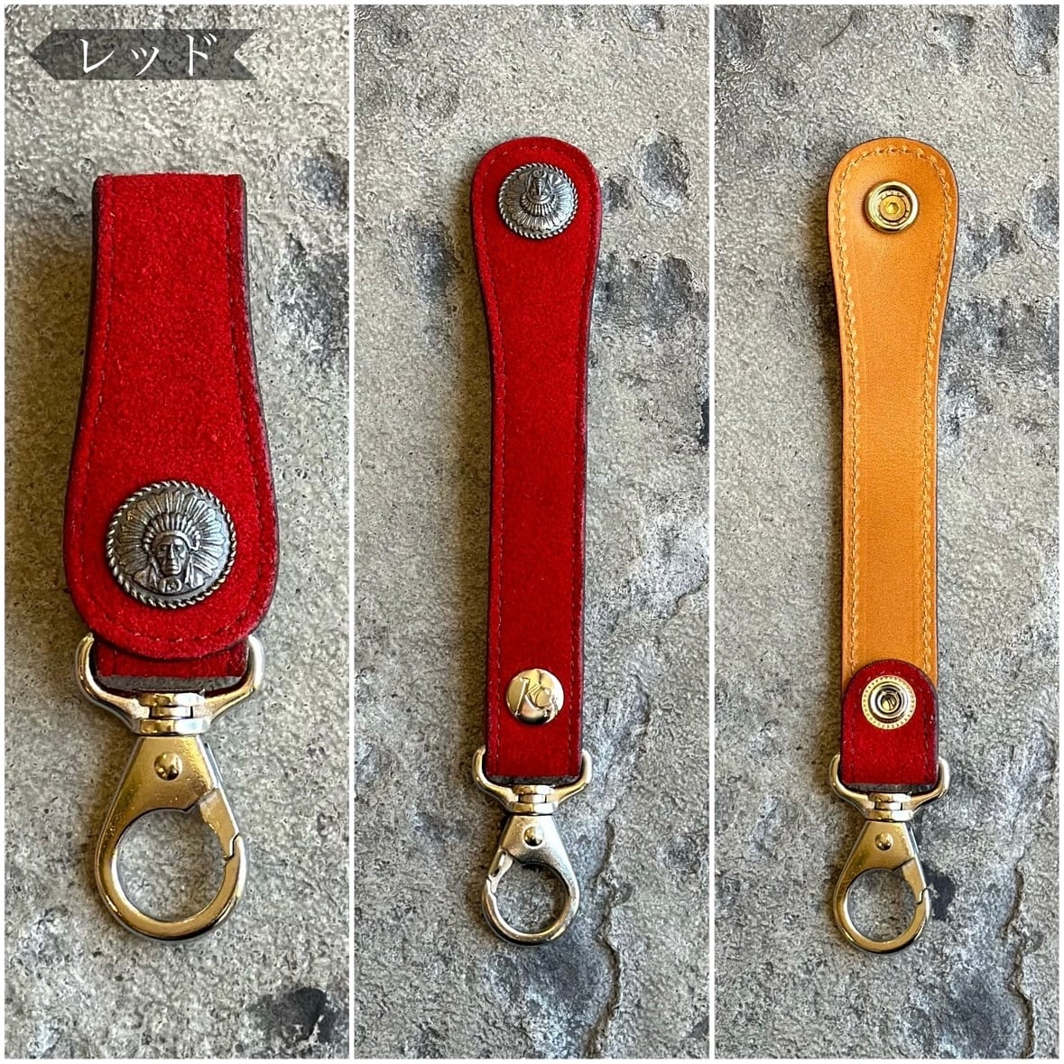 キーリング チーフ スウェード