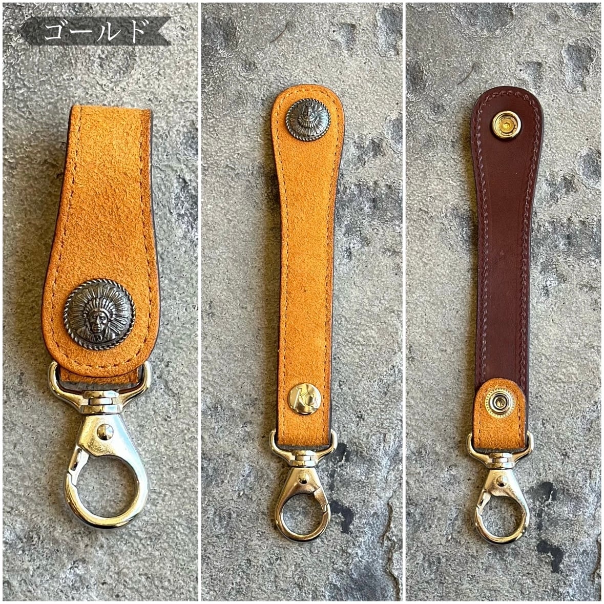 キーリング チーフ スウェード