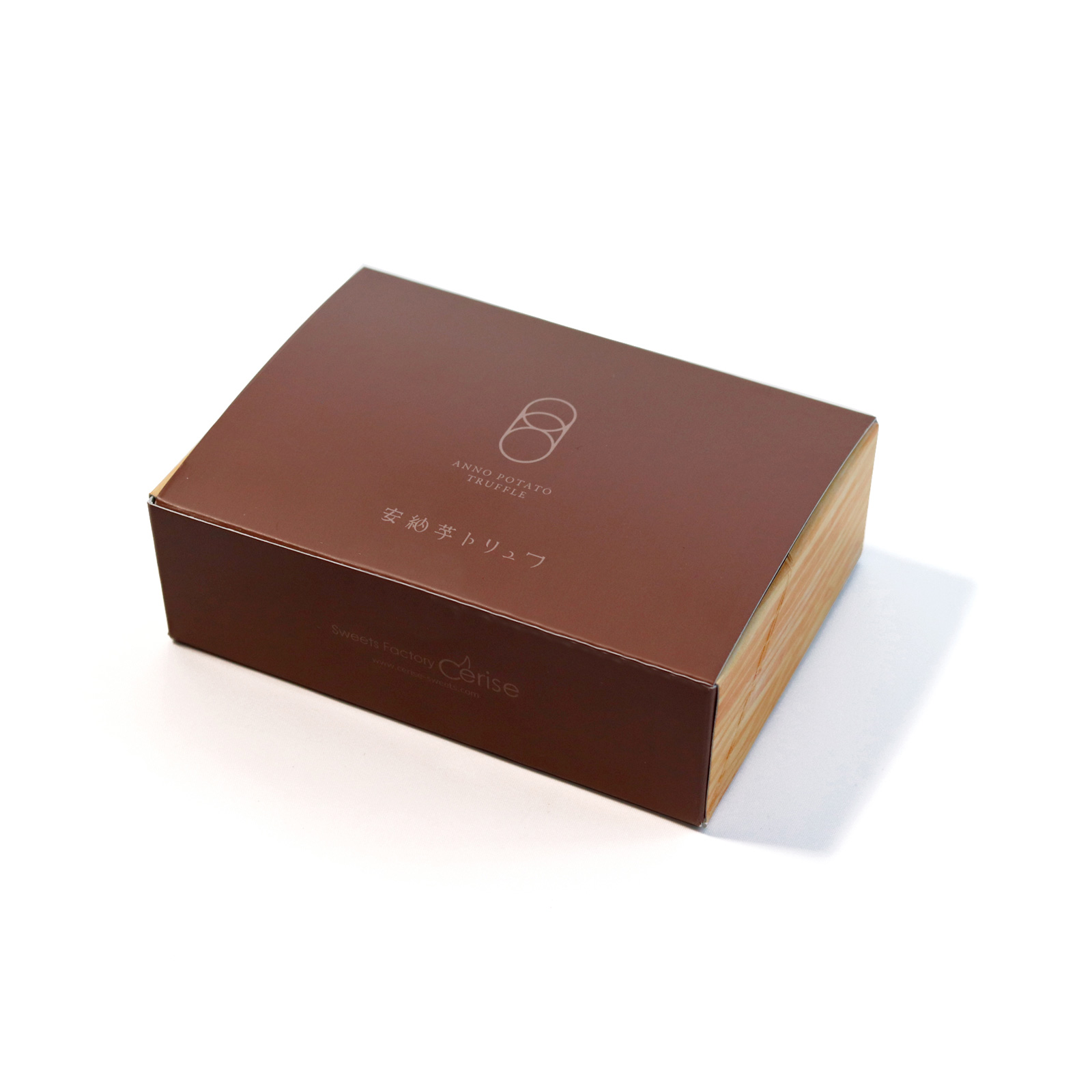 安納芋トリュフチョコレート3個入（ブラック・ホワイト）