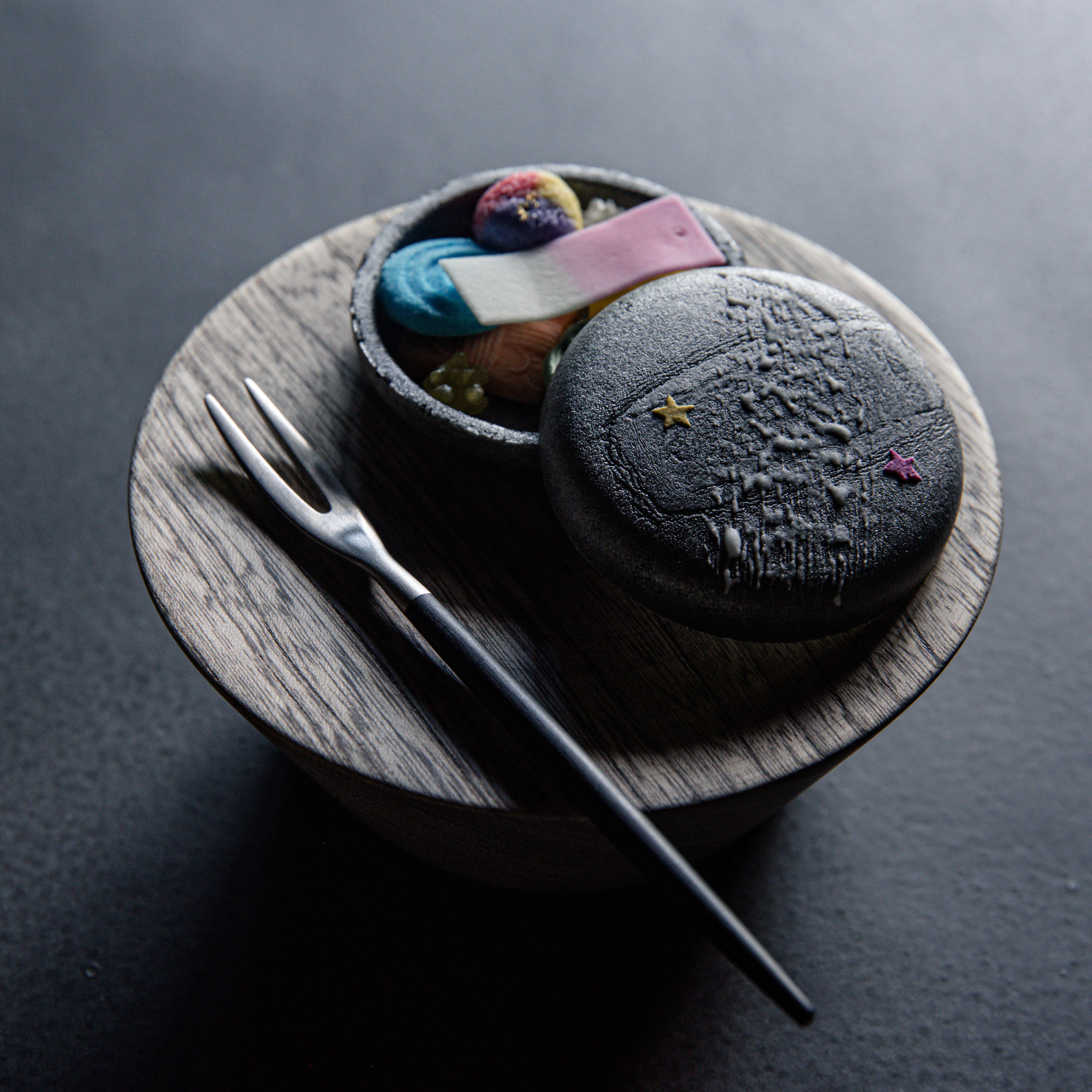 和菓子スイーツカトラリーセット（定番ブラック）