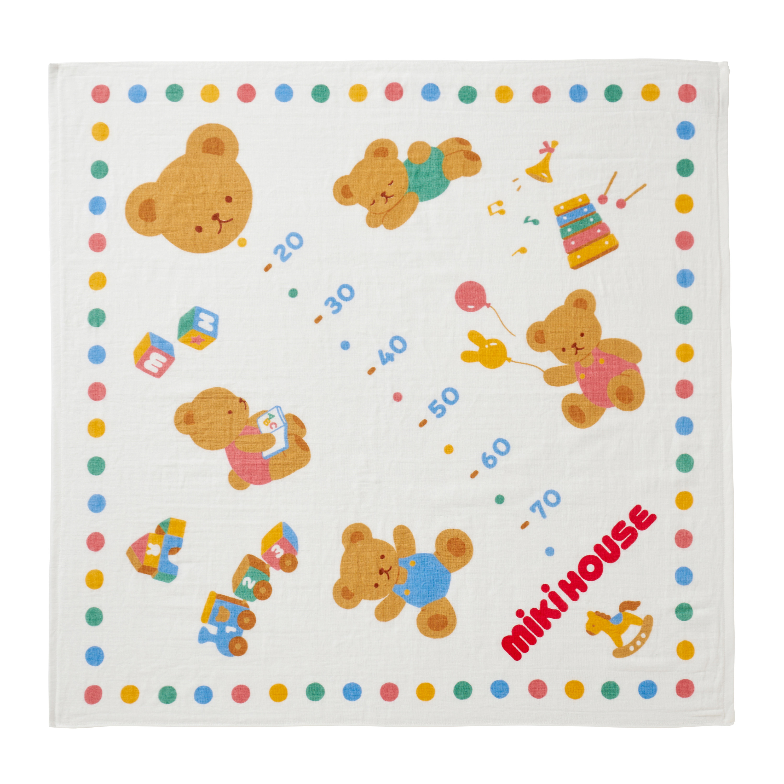 身長計ガーゼバスタオル