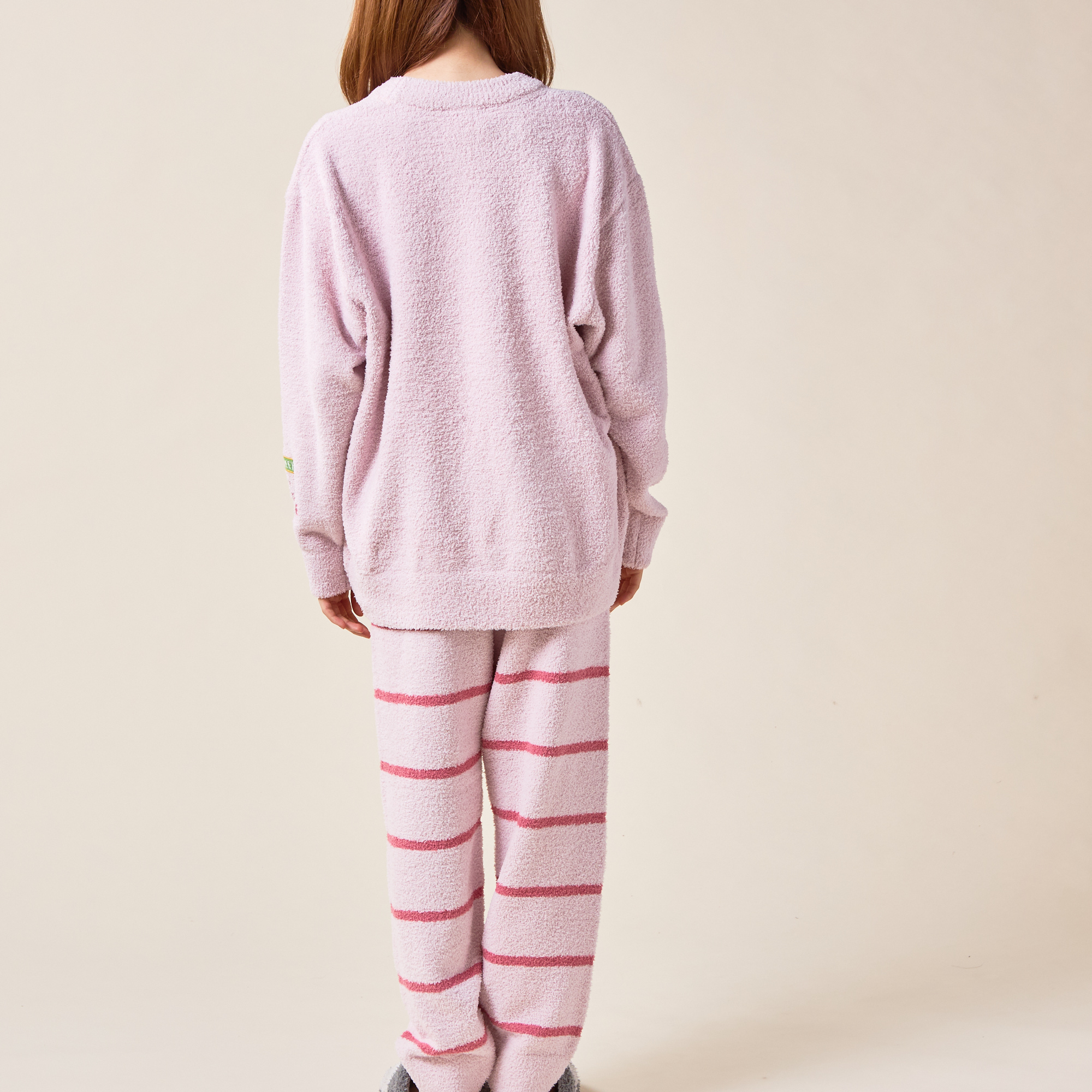 【WOMEN】【SESAME STREET】モチーフJQDプルオーバー&ロングパンツセット