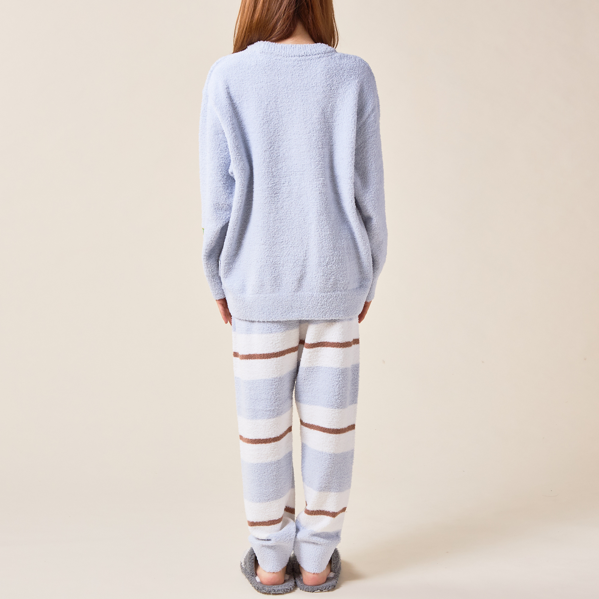 【WOMEN】【SESAME STREET】モチーフJQDプルオーバー&ロングパンツセット