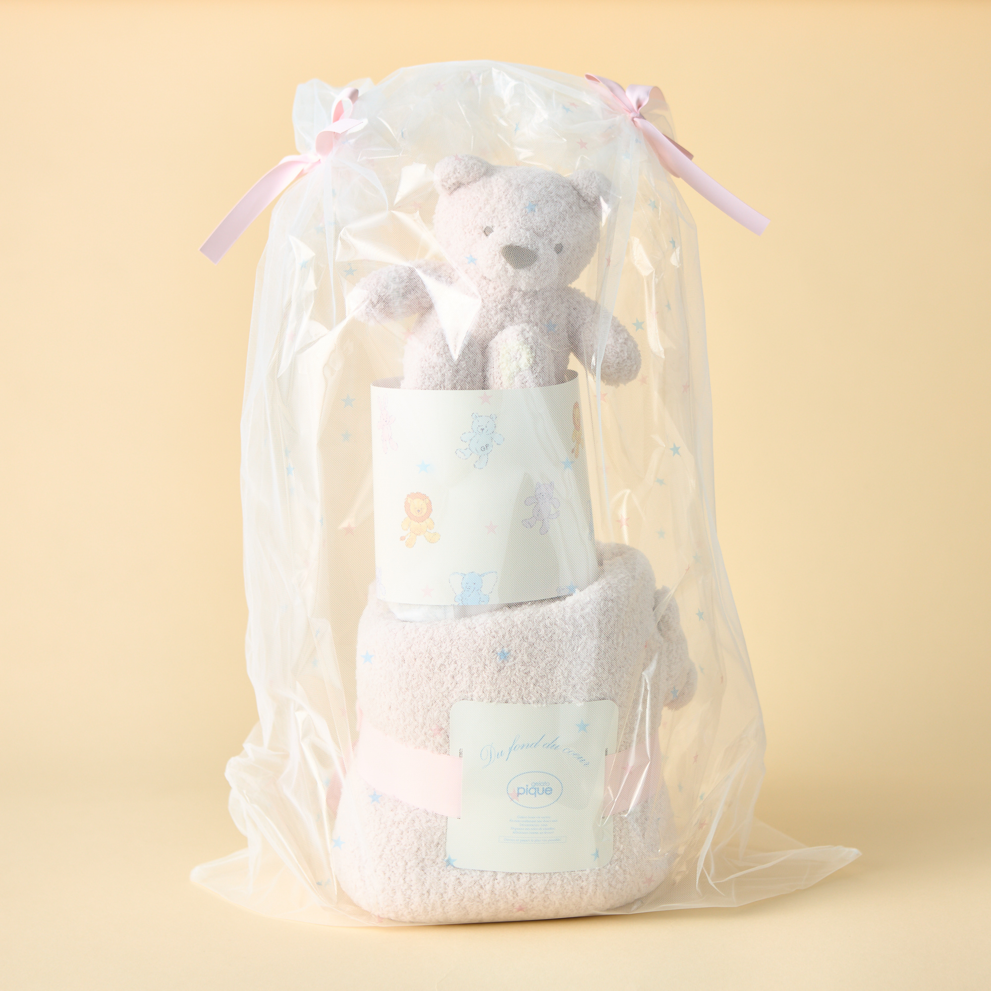 【BABY】ダイパーケーキ2段