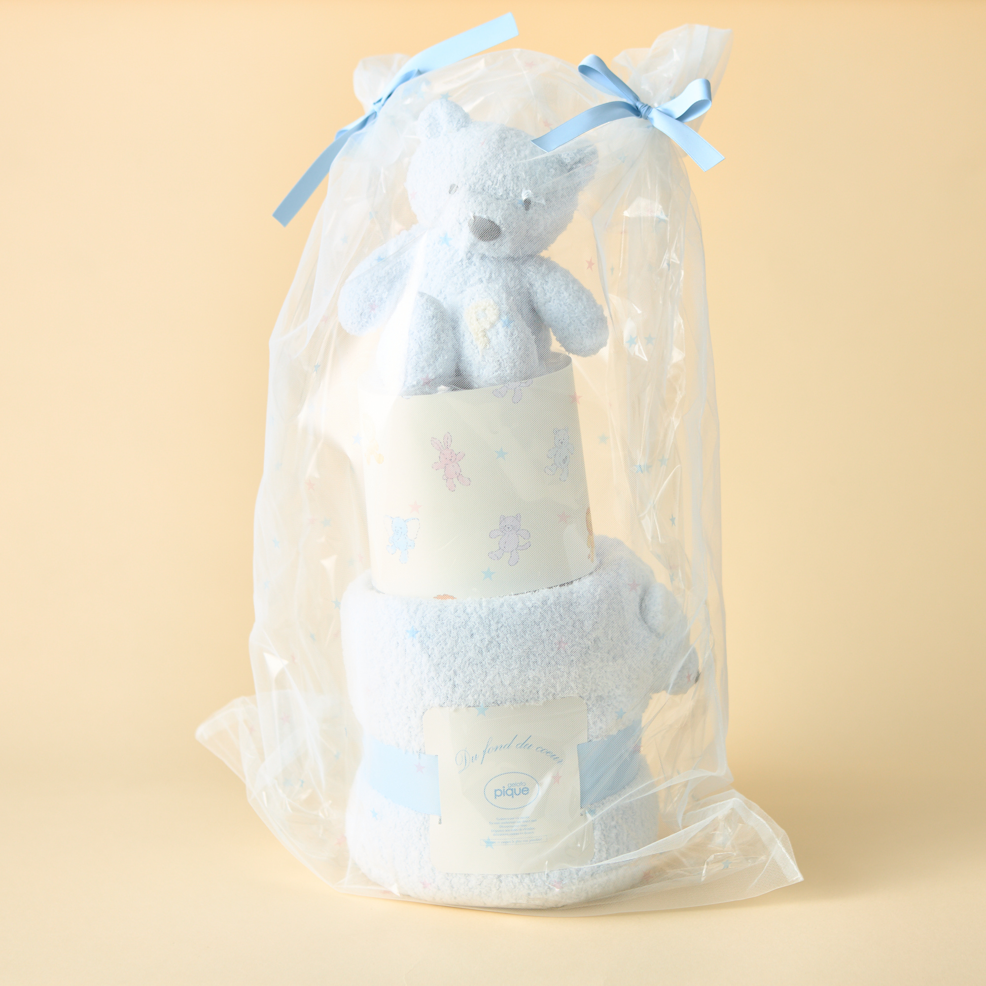 【BABY】ダイパーケーキ2段