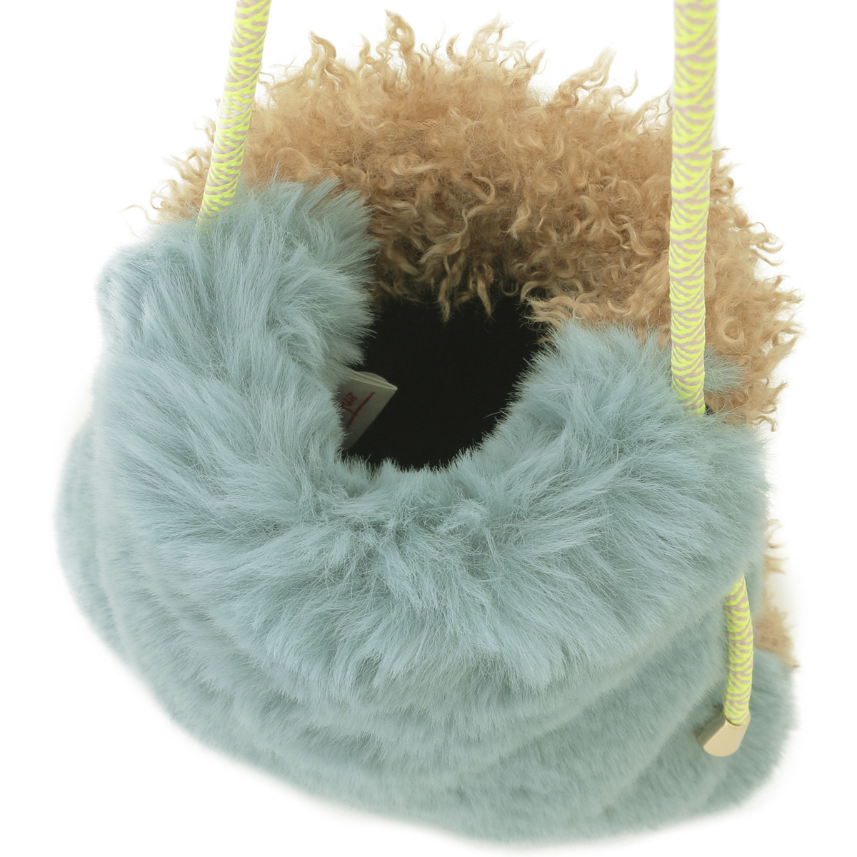 フェイクファースマートフォンバッグ