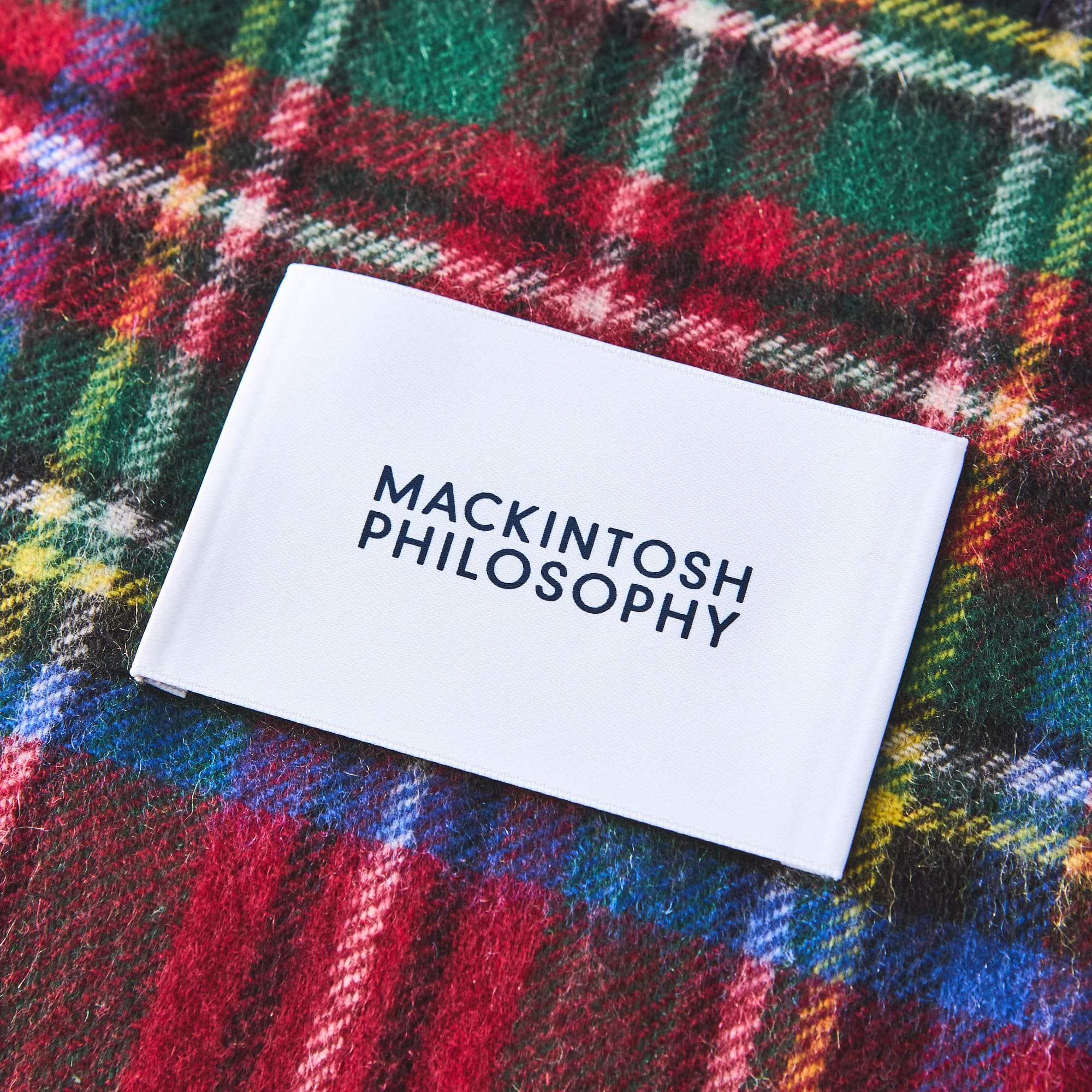 カシミヤチェックマフラー【ブランドBOX入り】