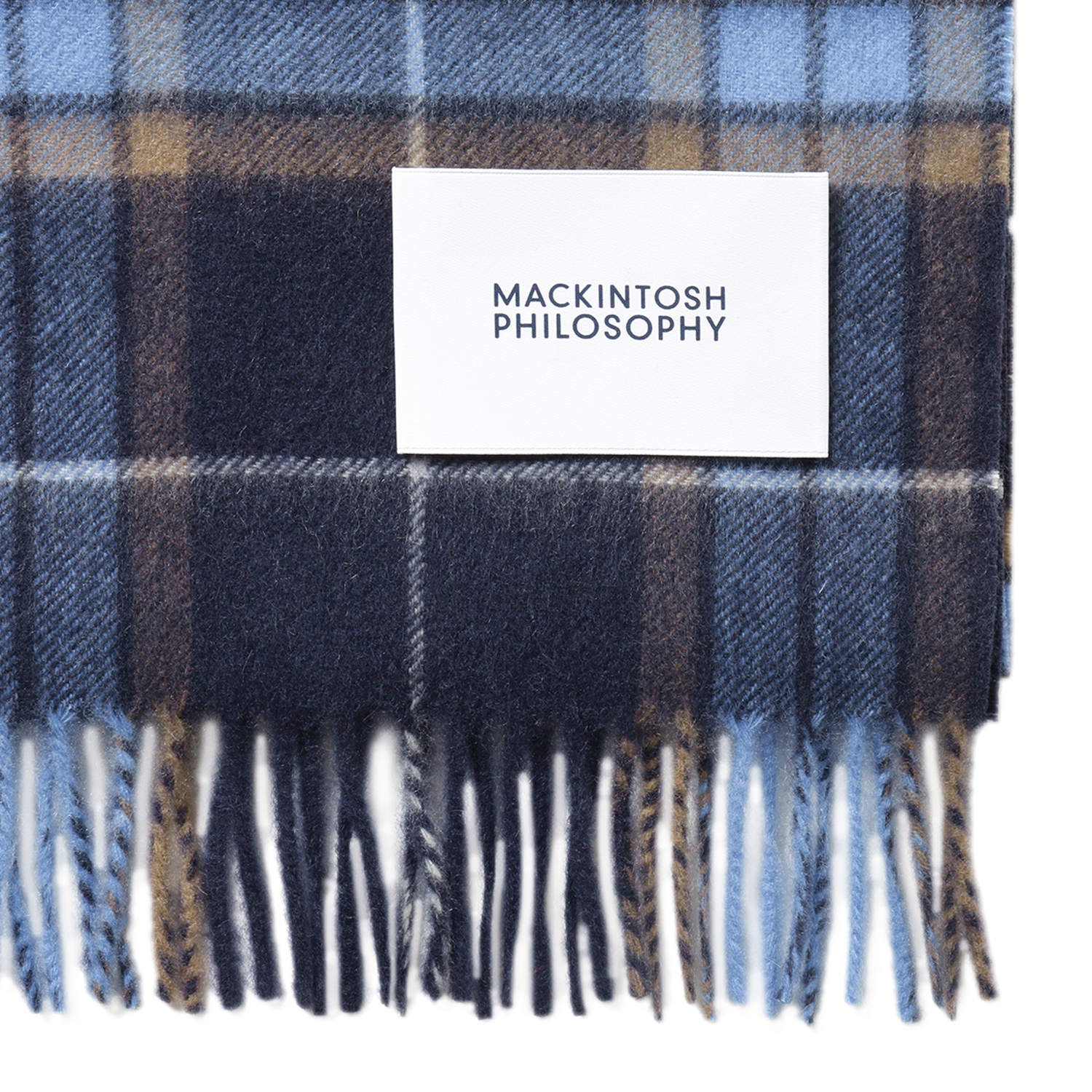 カシミヤチェックマフラー【ブランドBOX入り】