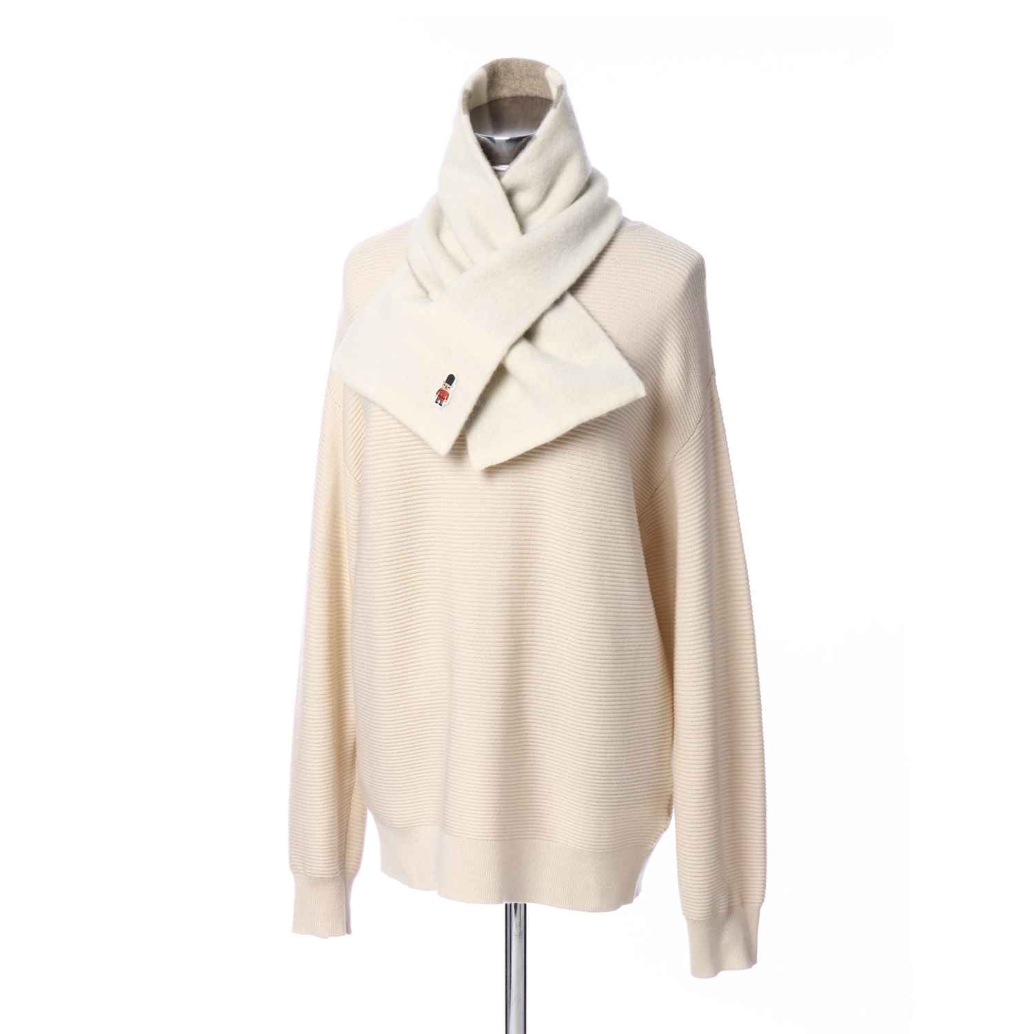 【ユニセックス】バッキンガムベア ニットマフラー【ブランドBOX入り】