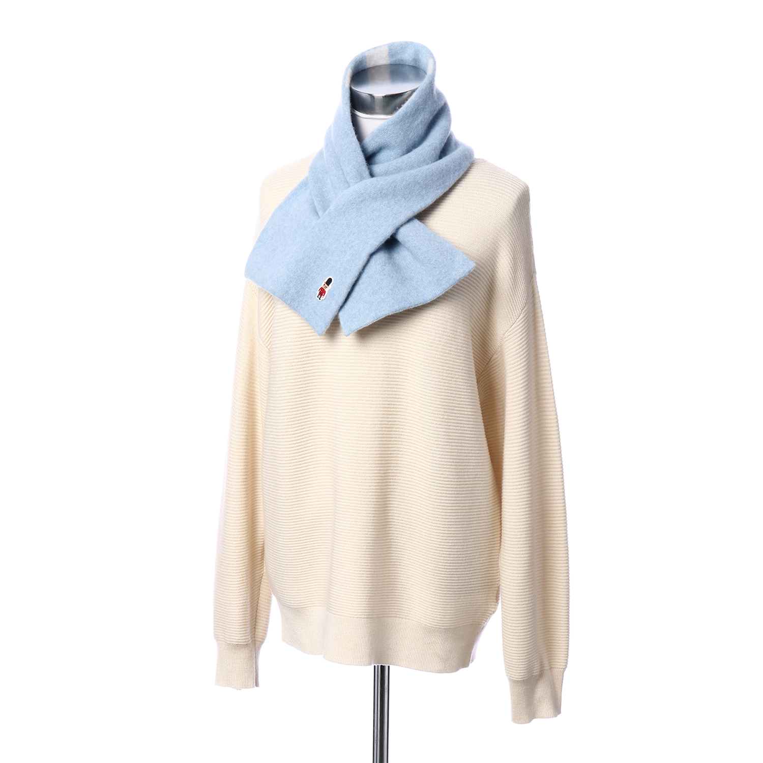 【ユニセックス】バッキンガムベア ニットマフラー【ブランドBOX入り】