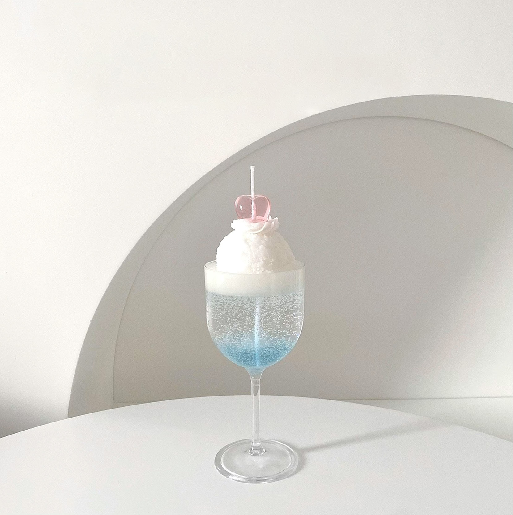 スイーツキャンドル 私を0にしてくれるクリームソーダ(あの夏の思い出の色)