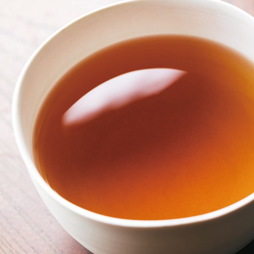 すいーとぽてと、フィナンシェとお茶のセット