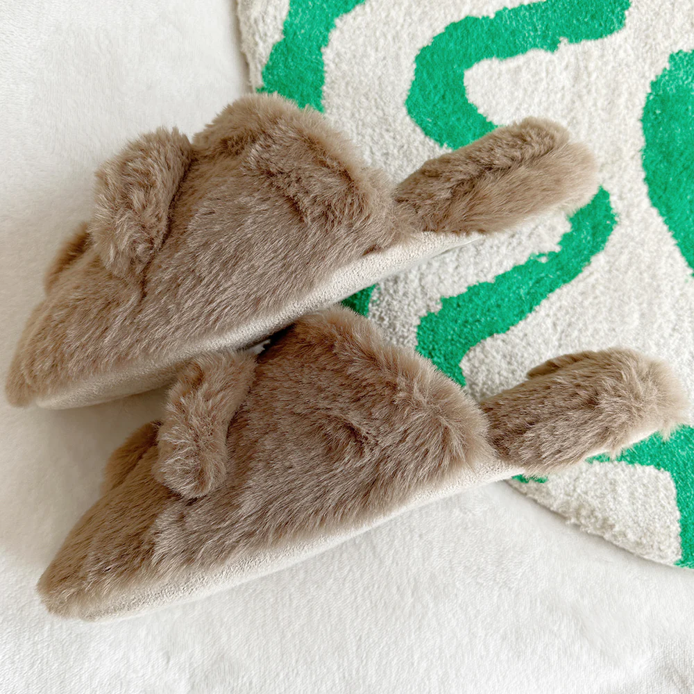 テディヒールスリッパ