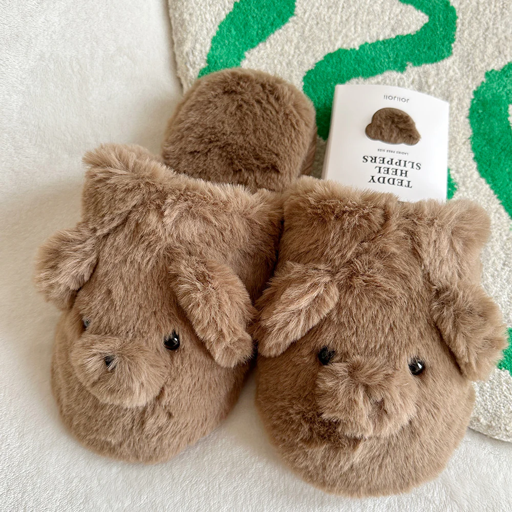 テディヒールスリッパ