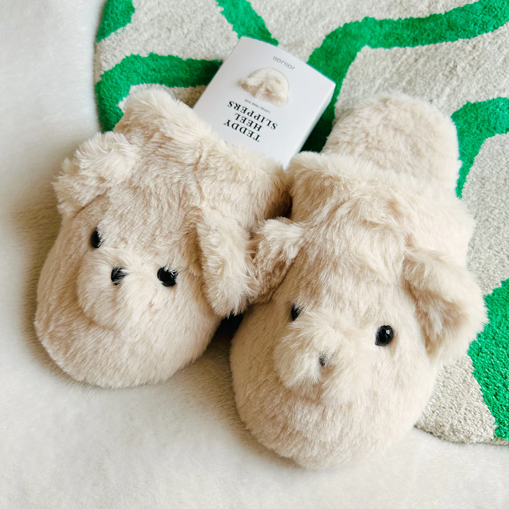 テディヒールスリッパ