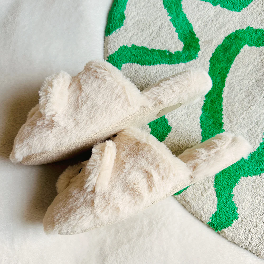 テディヒールスリッパ