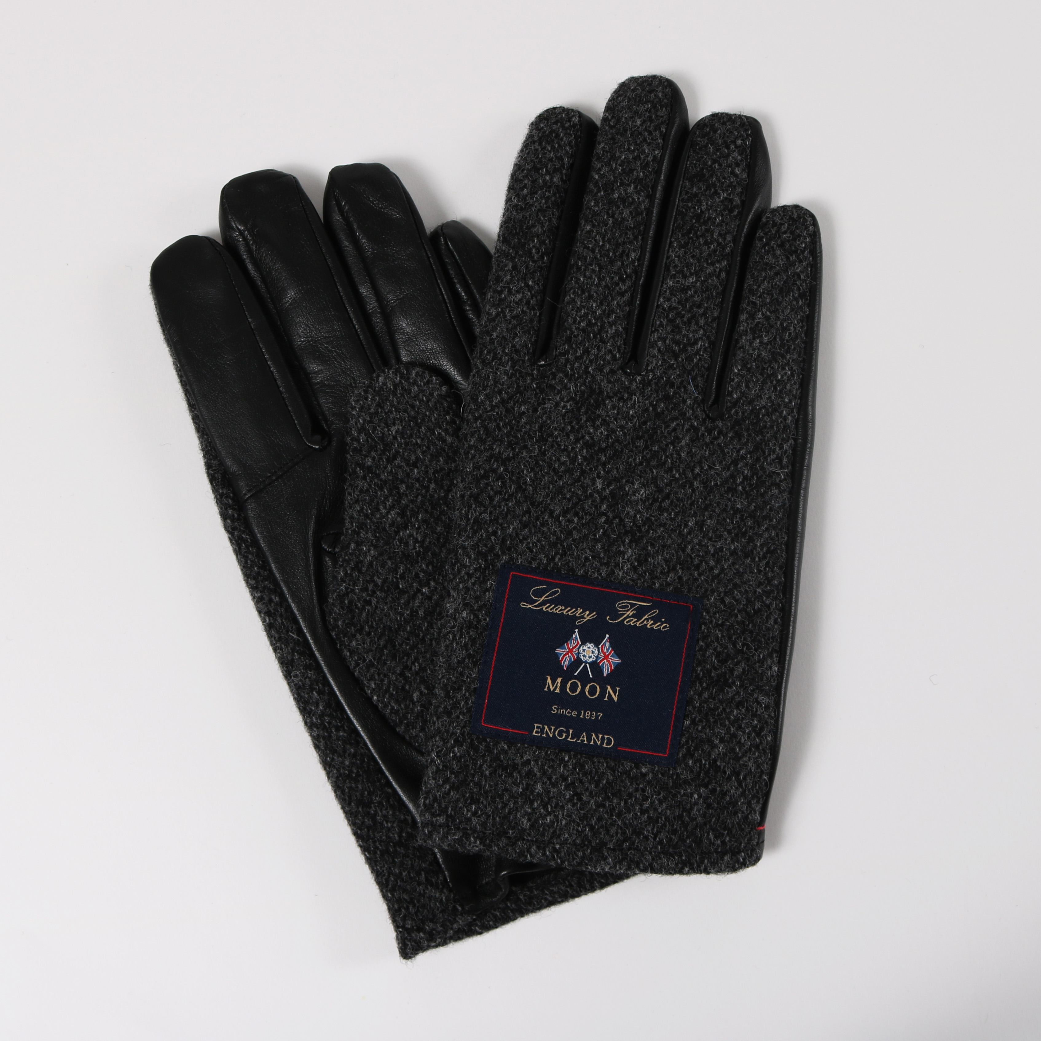 【MOON生地×羊革】メンズグローブ　タッチパネル対応