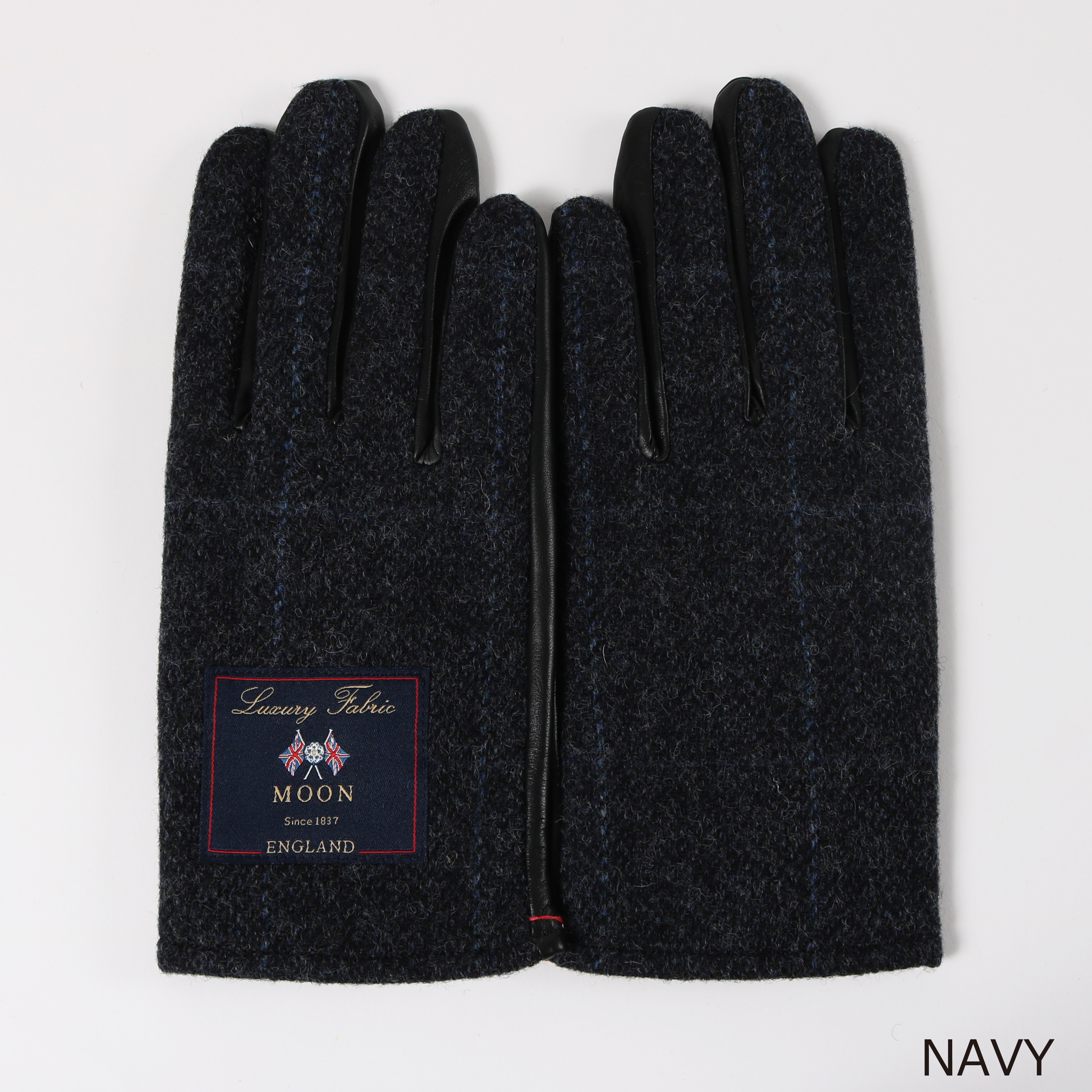 【MOON生地×羊革】メンズグローブ　タッチパネル対応