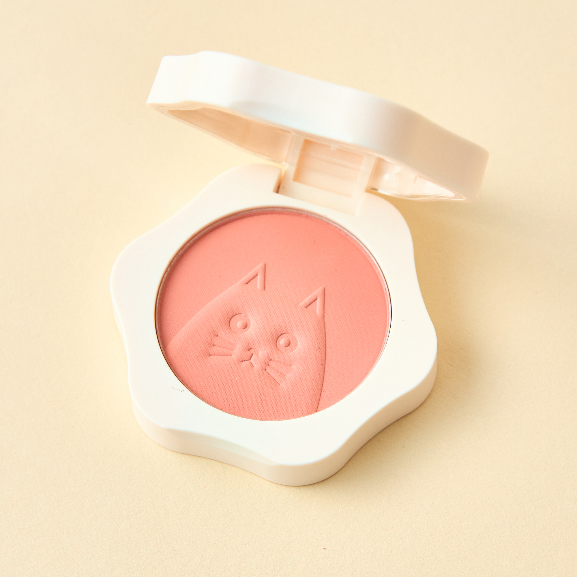 【ギフトBOX付】ネコ肉球チーク＆ブラシセット