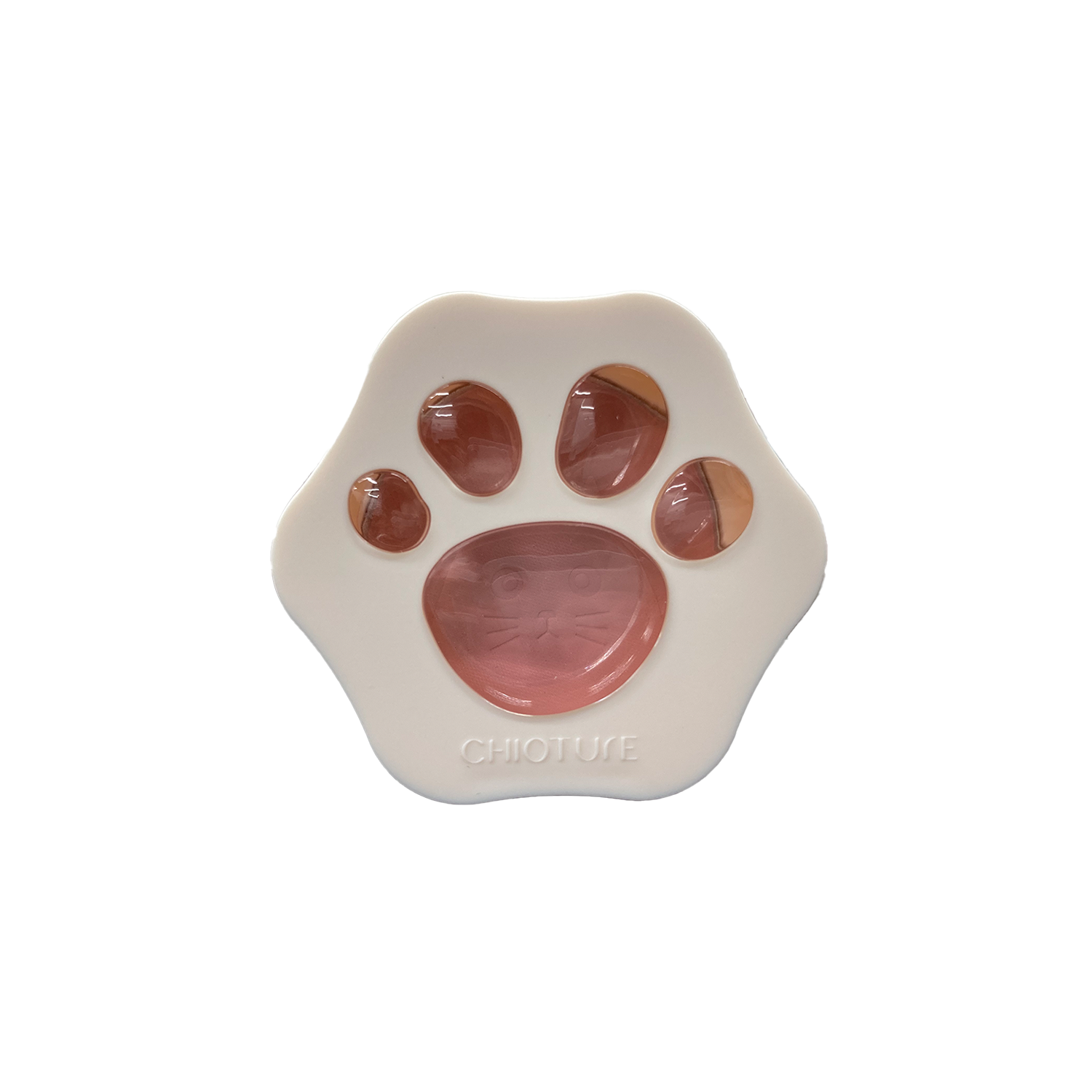 【ギフトBOX付】ネコ肉球チーク＆ブラシセット