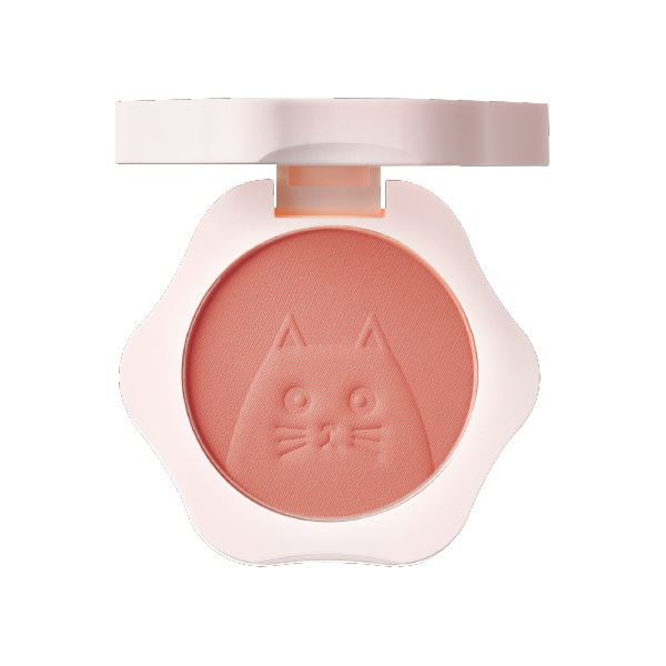 【ギフトBOX付】ネコ肉球チーク＆ブラシセット