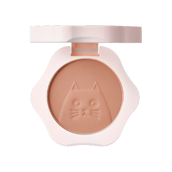 【ギフトBOX付】ネコ肉球チーク＆ブラシセット