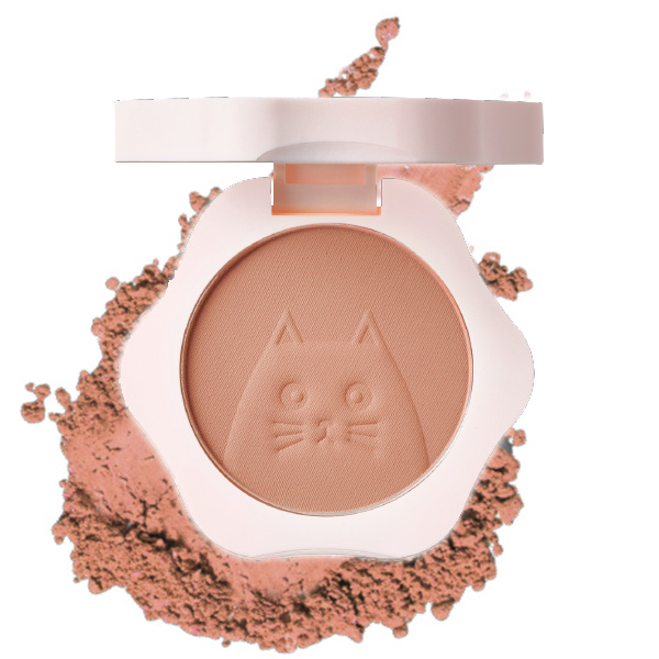 【ギフトBOX付】ネコ肉球チーク＆ブラシセット