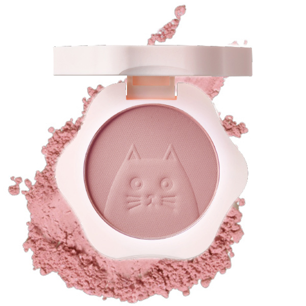 【ギフトBOX付】ネコ肉球チーク＆ブラシセット