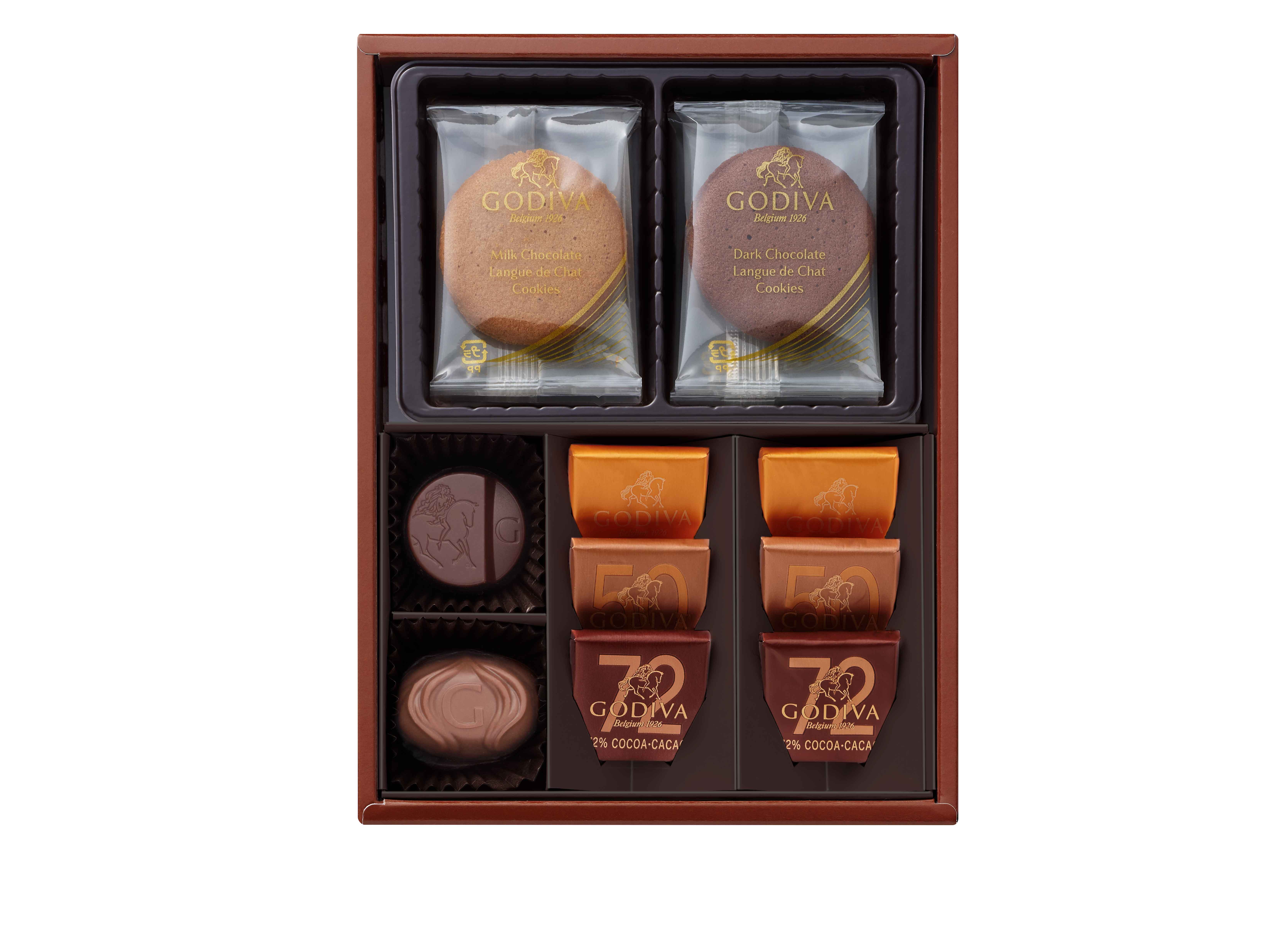 チョコレート&クッキー アソートメント チョコレート8粒入/クッキー4枚入​