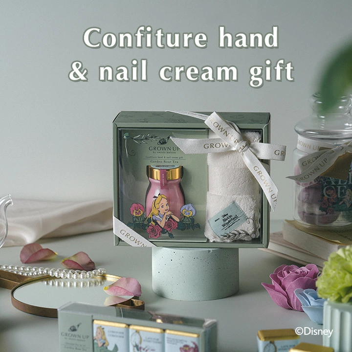 コンフィチュールハンド＆ネイルクリームギフト【ふしぎの国のアリス