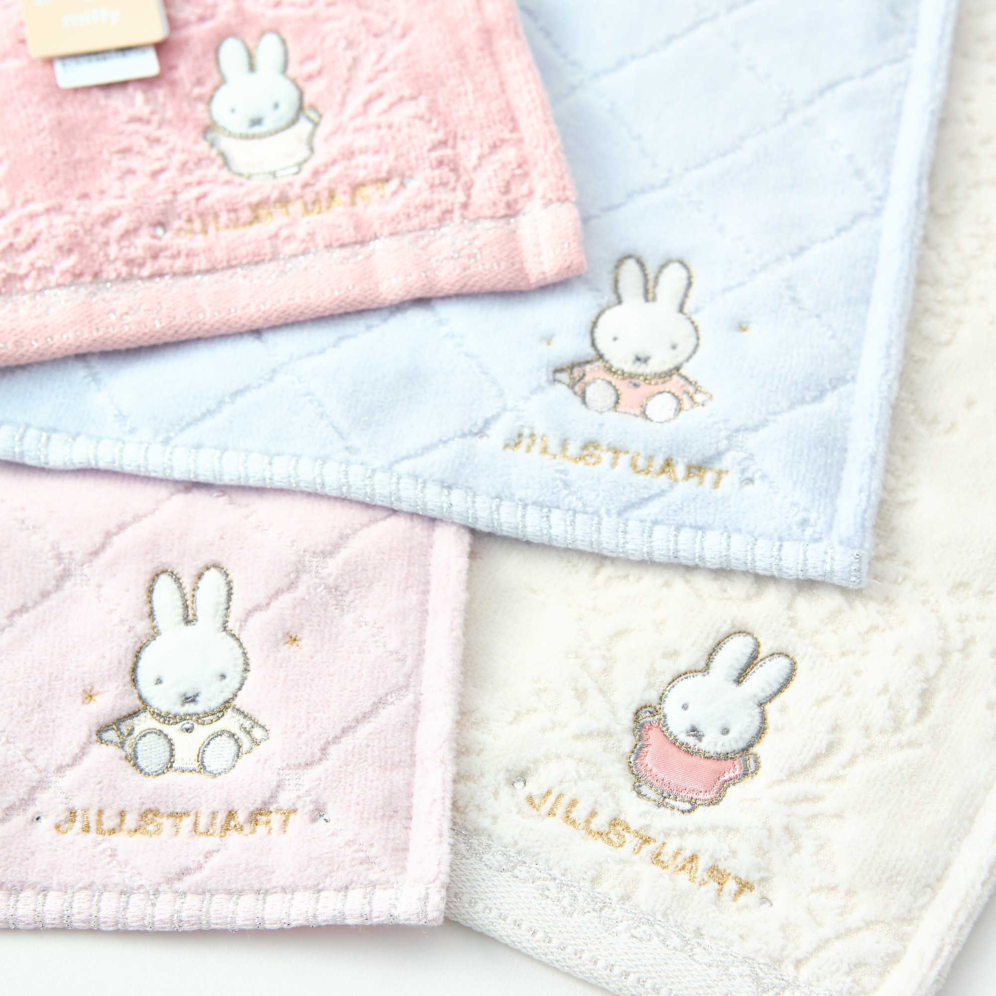 選べるミッフィーのタオルハンカチの2枚セット | JILL STUART with 