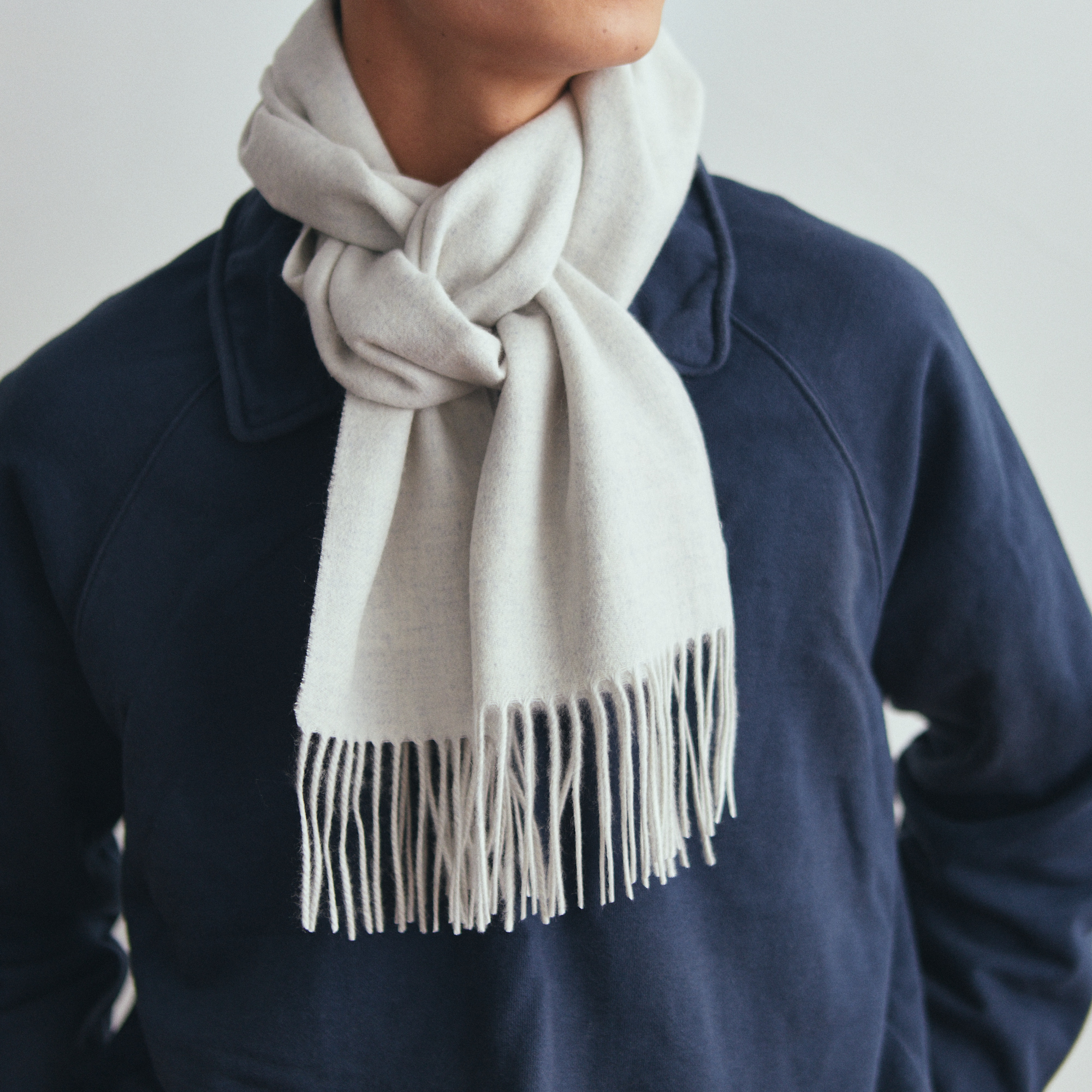 【刺繍名入れギフト】カシミヤ100%マフラー