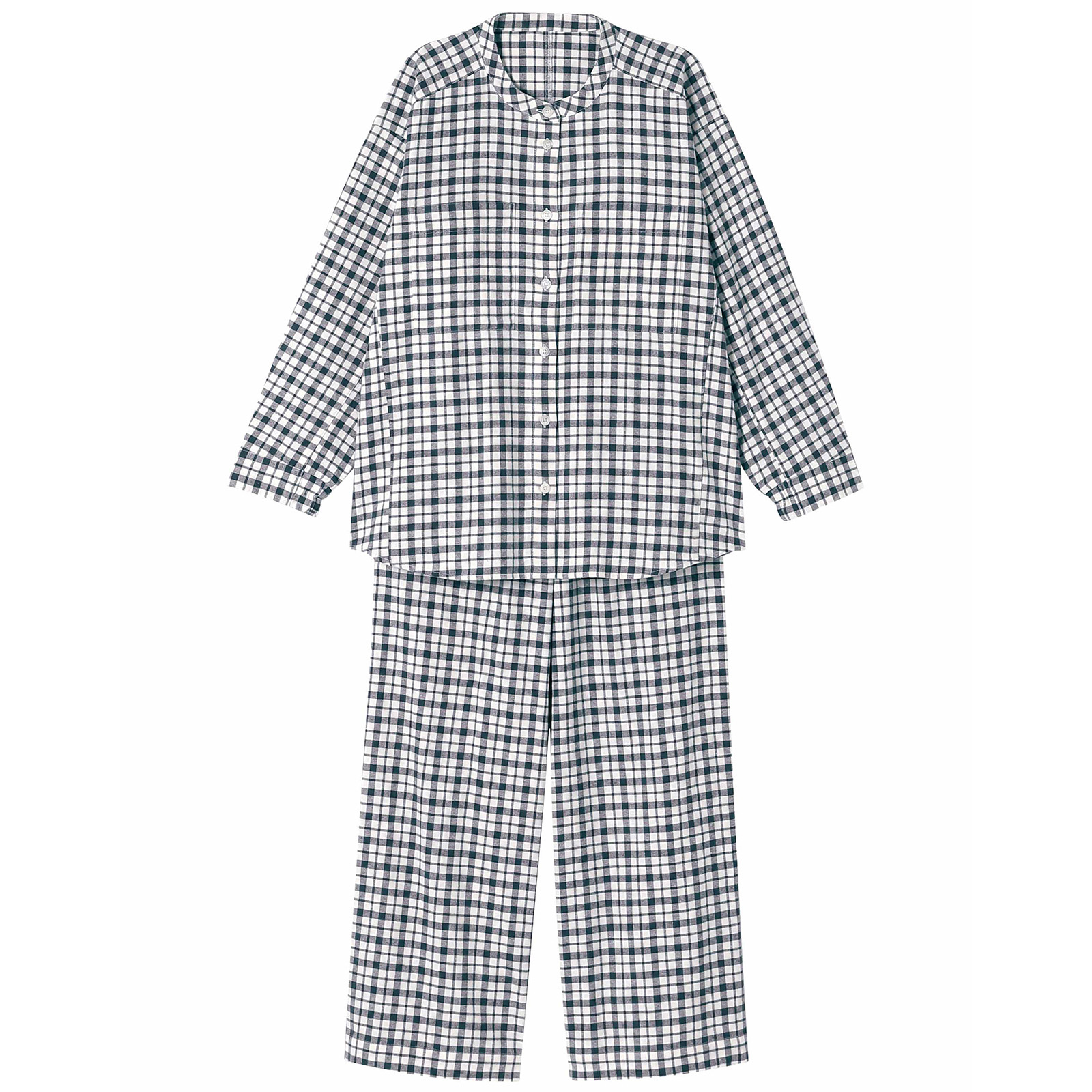 寝返りしやすい立体設計のあったかレディースパジャマ