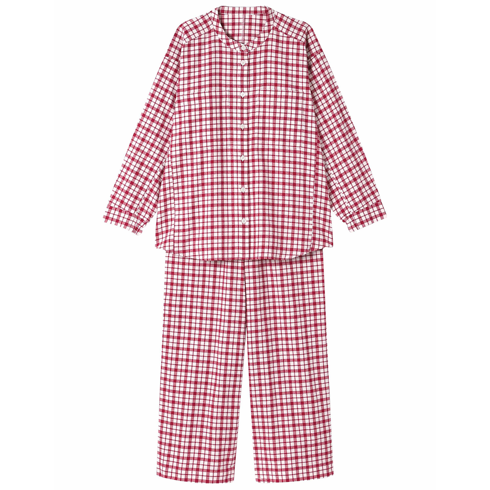 寝返りしやすい立体設計のあったかレディースパジャマ