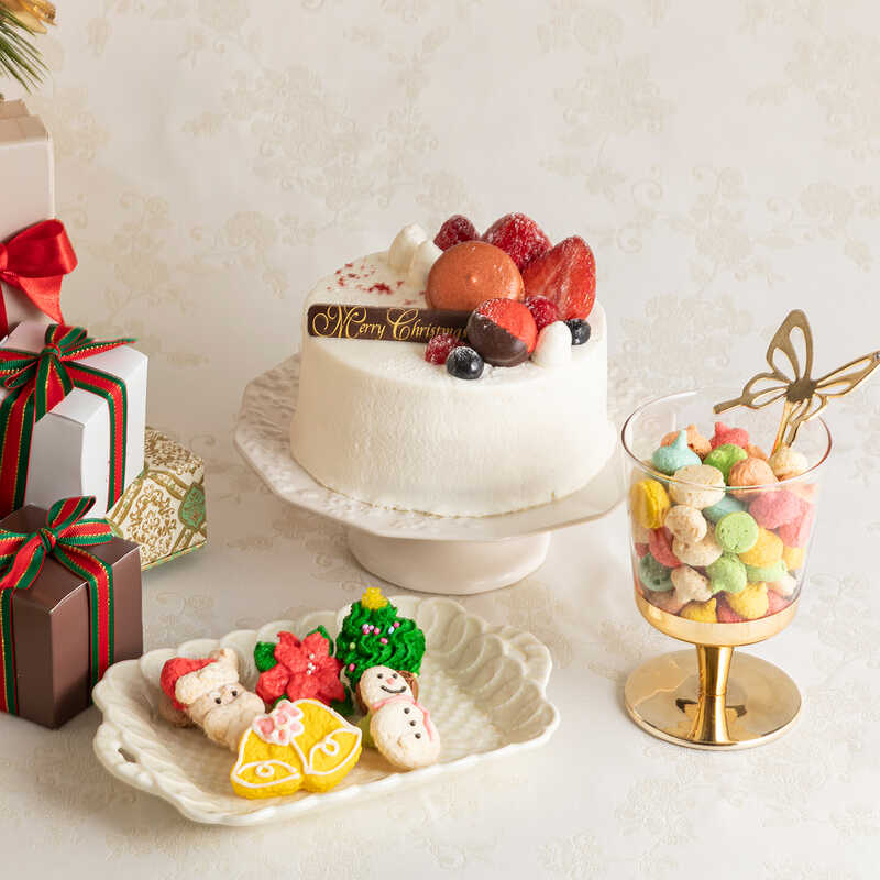 【ショッパー付/クリスマス限定】マカロンボーロクリスマス　S