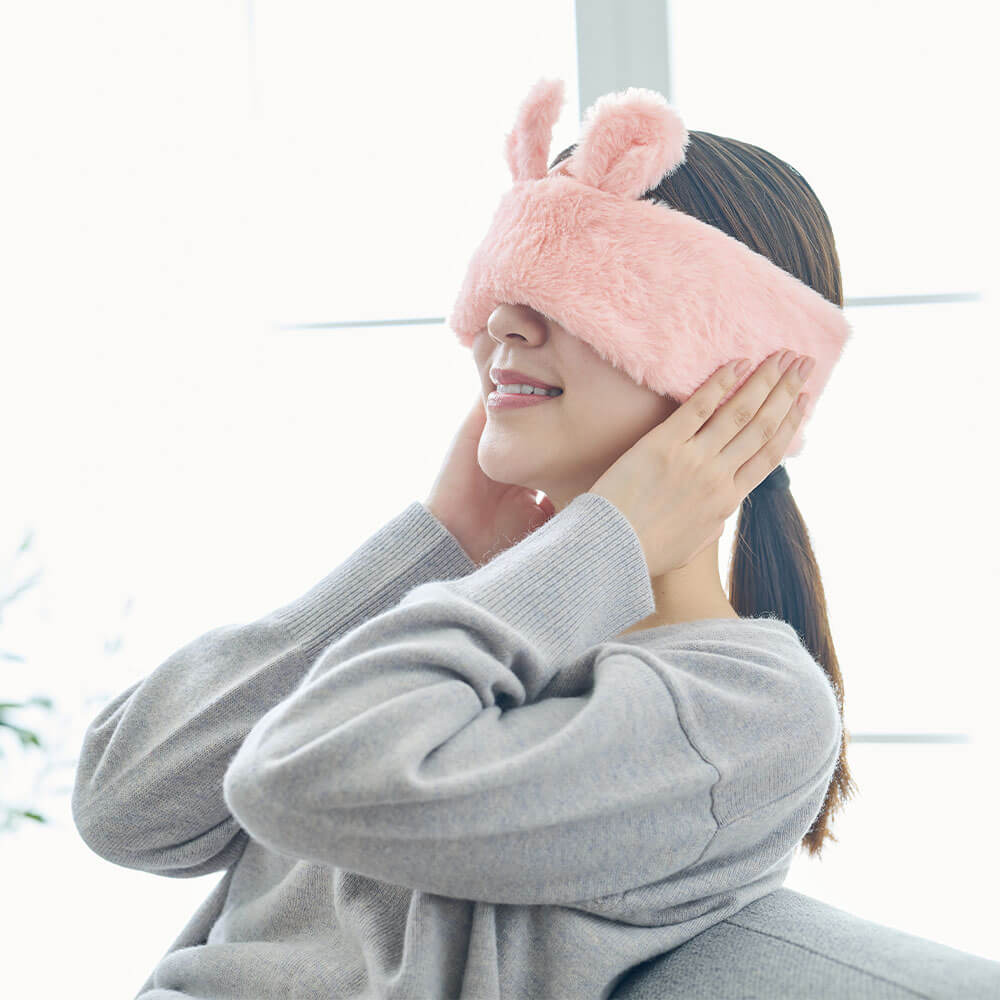 レンジですぐにホッカホカ ジェル湯たんぽ hocca アイマスク ねこ/うさぎ