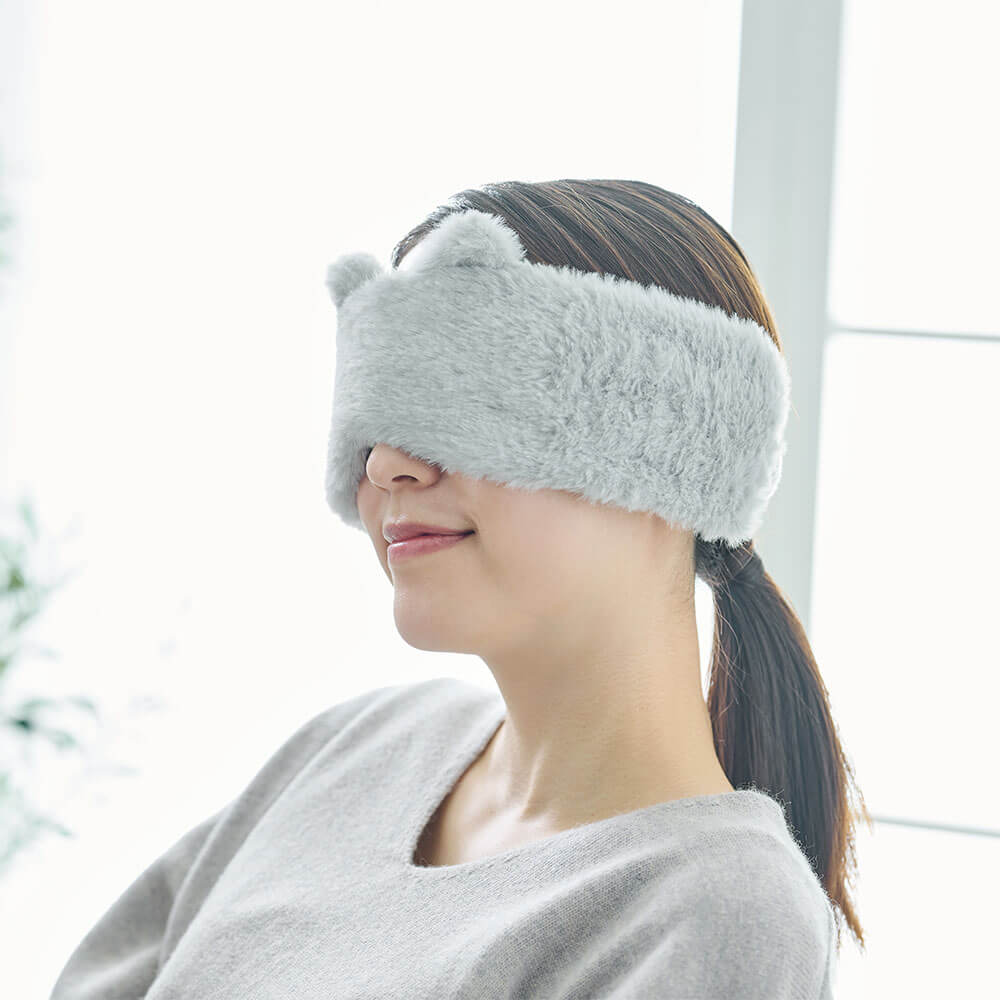 レンジですぐにホッカホカ ジェル湯たんぽ hocca アイマスク ねこ/うさぎ