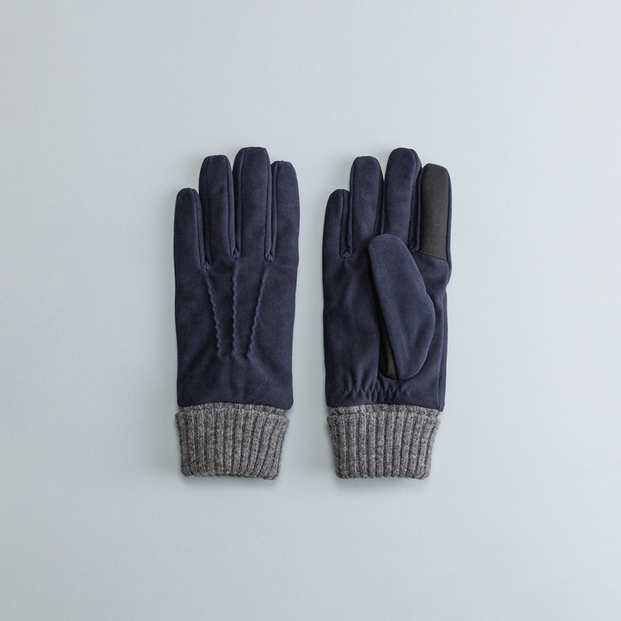 【名入れ/クリスマス限定ボックス付】カシミヤ100%マフラーとメンズグローブセット