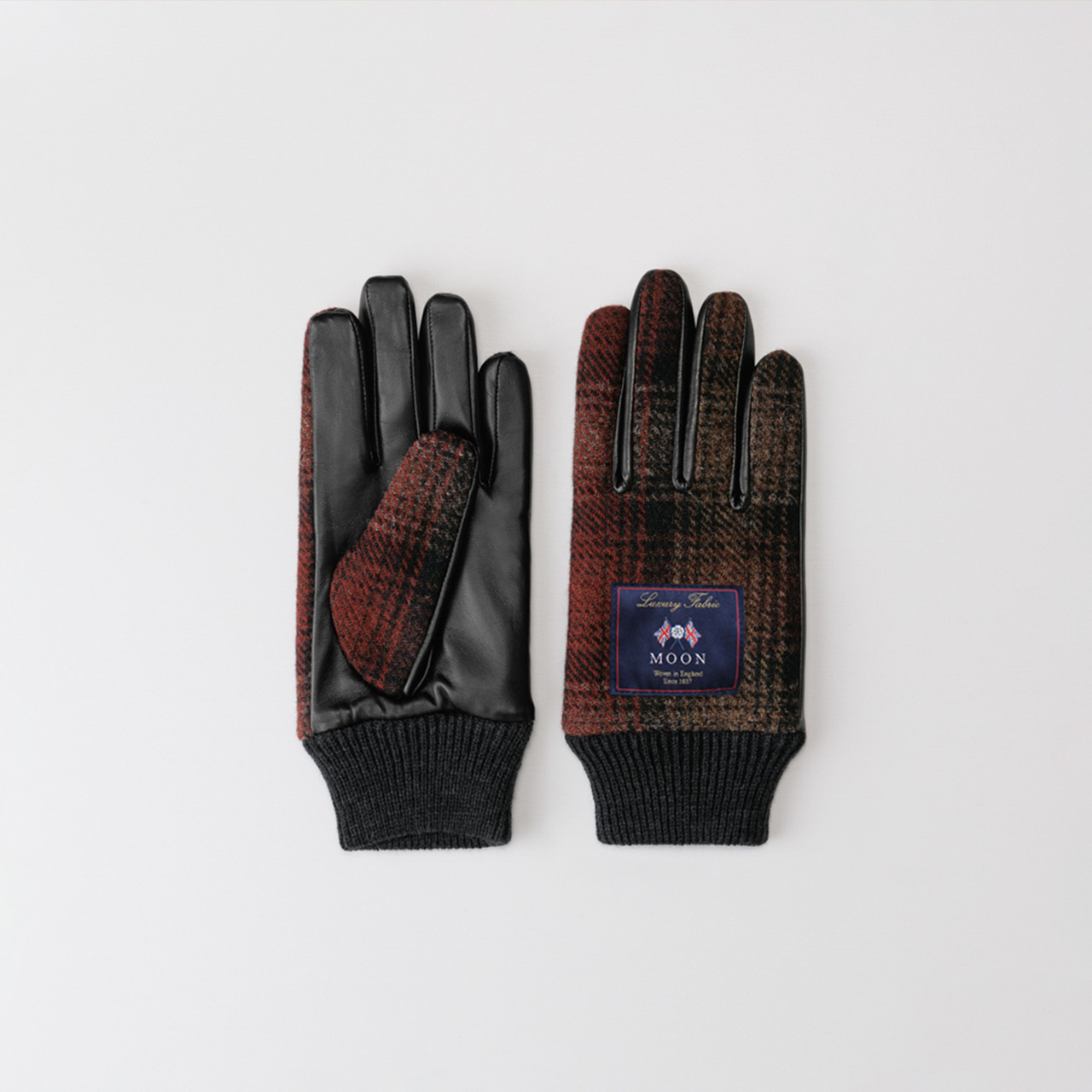 【名入れ/クリスマス限定ボックス付】カシミヤ100%マフラーとメンズグローブセット