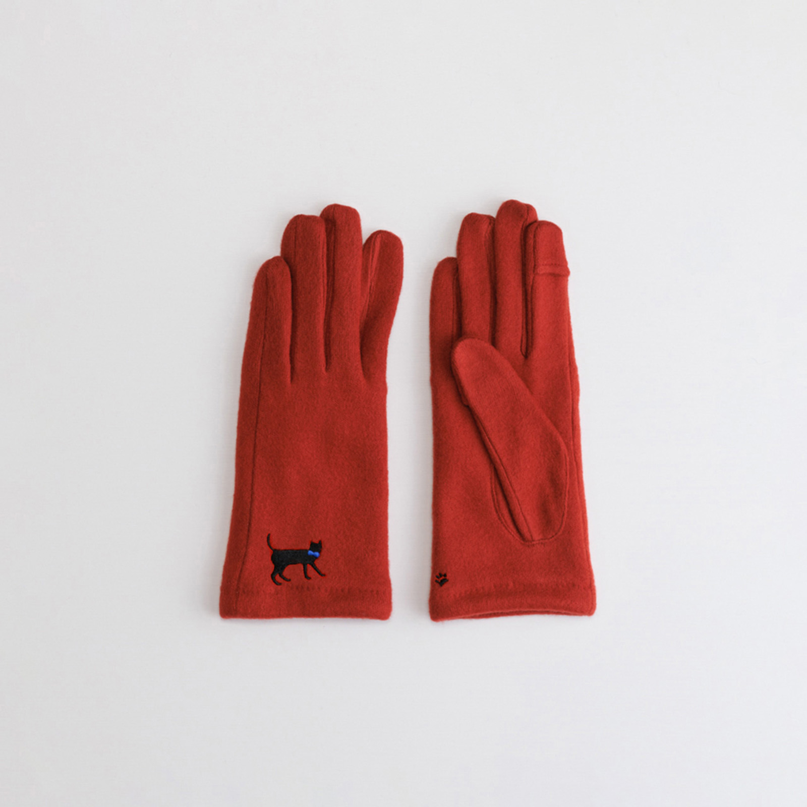 【名入れ/クリスマス限定ボックス付】カシミヤ100%マフラー/大判ストールとレディースニットグローブ