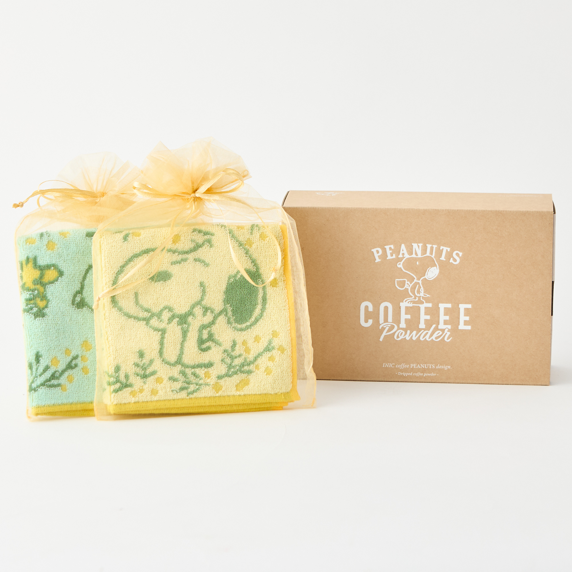 【スヌーピー好きに贈る】PEANUTS coffeeとタオルハンカチのギフトセット
