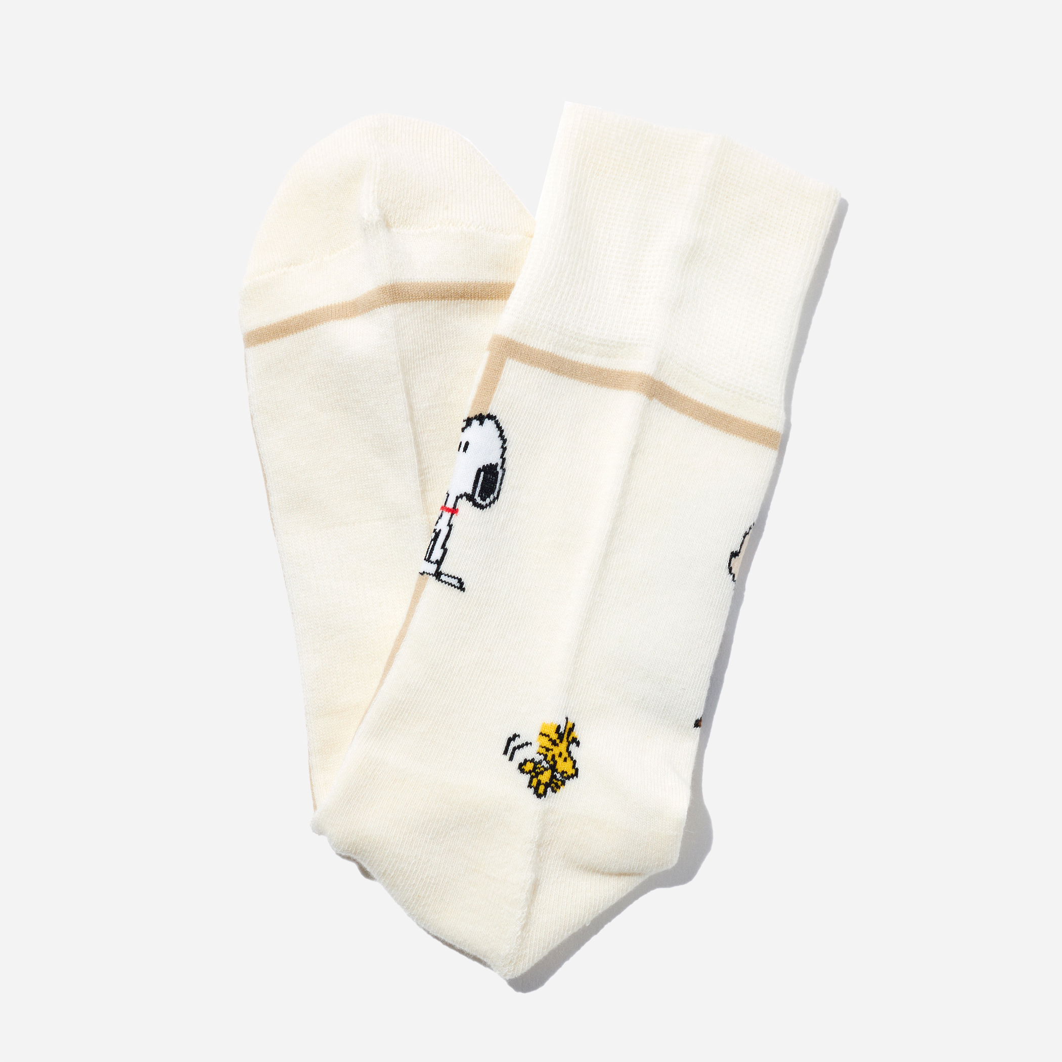 【スヌーピー好きに贈る】PEANUTS ラインメンズソックス&タオルハンカチBOX