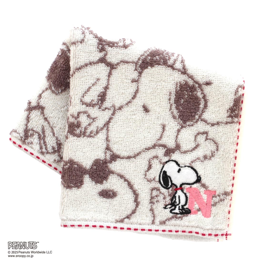 【スヌーピー好きに贈る】PEANUTS ラインレディースソックス&タオルハンカチ BOX
