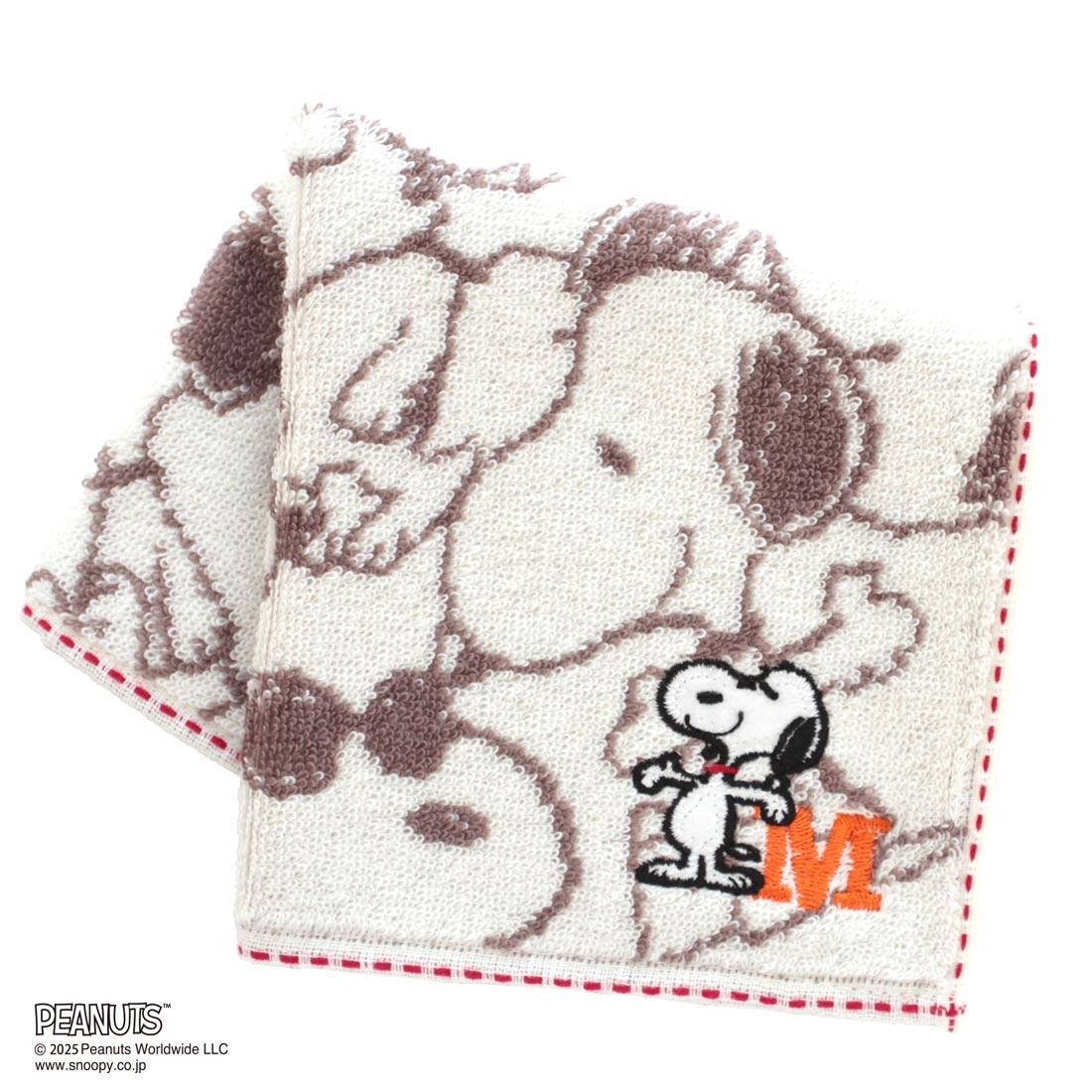 【スヌーピー好きに贈る】PEANUTS ラインレディースソックス&タオルハンカチ BOX