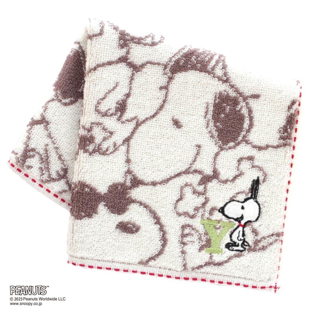 【スヌーピー好きに贈る】PEANUTS ラインレディースソックス&タオルハンカチ BOX