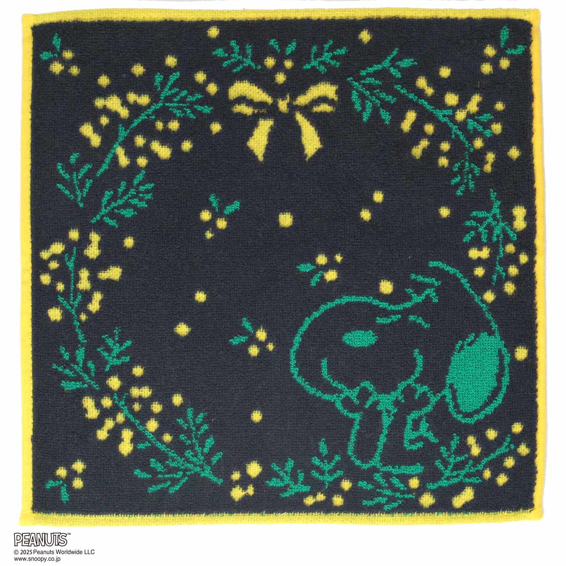 【スヌーピー好きに贈る】PEANUTS ラインレディースソックス&タオルハンカチ BOX