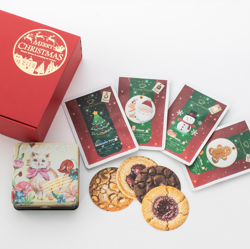 【クリスマス限定ボックス付】選べるDADACAと紅茶のセット