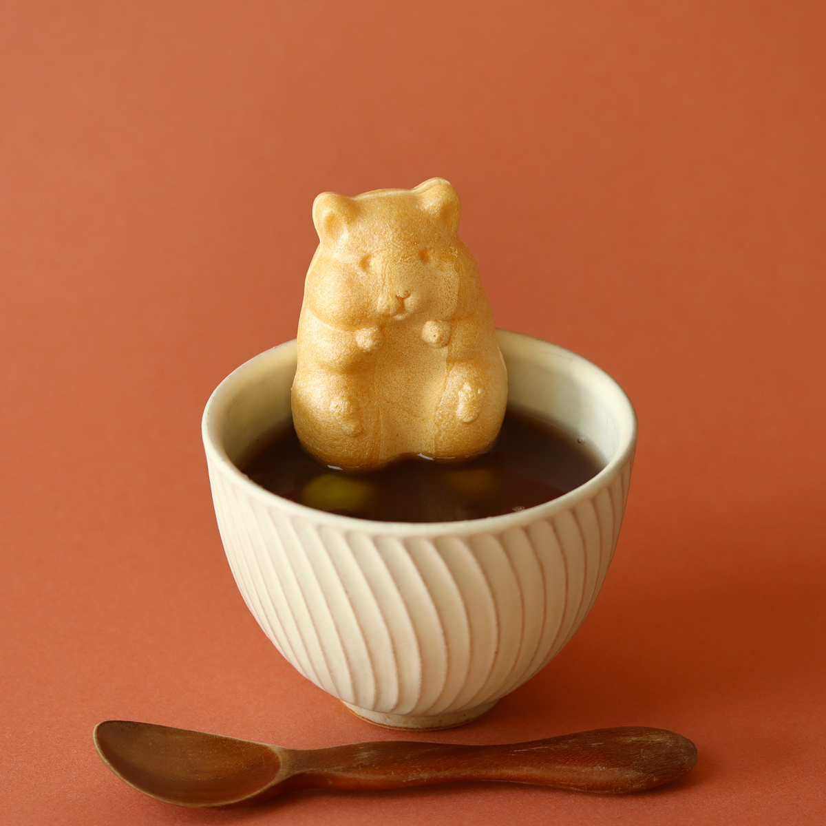 【選べるラッピング付】もなかとハーブティーのハムちゃんセット