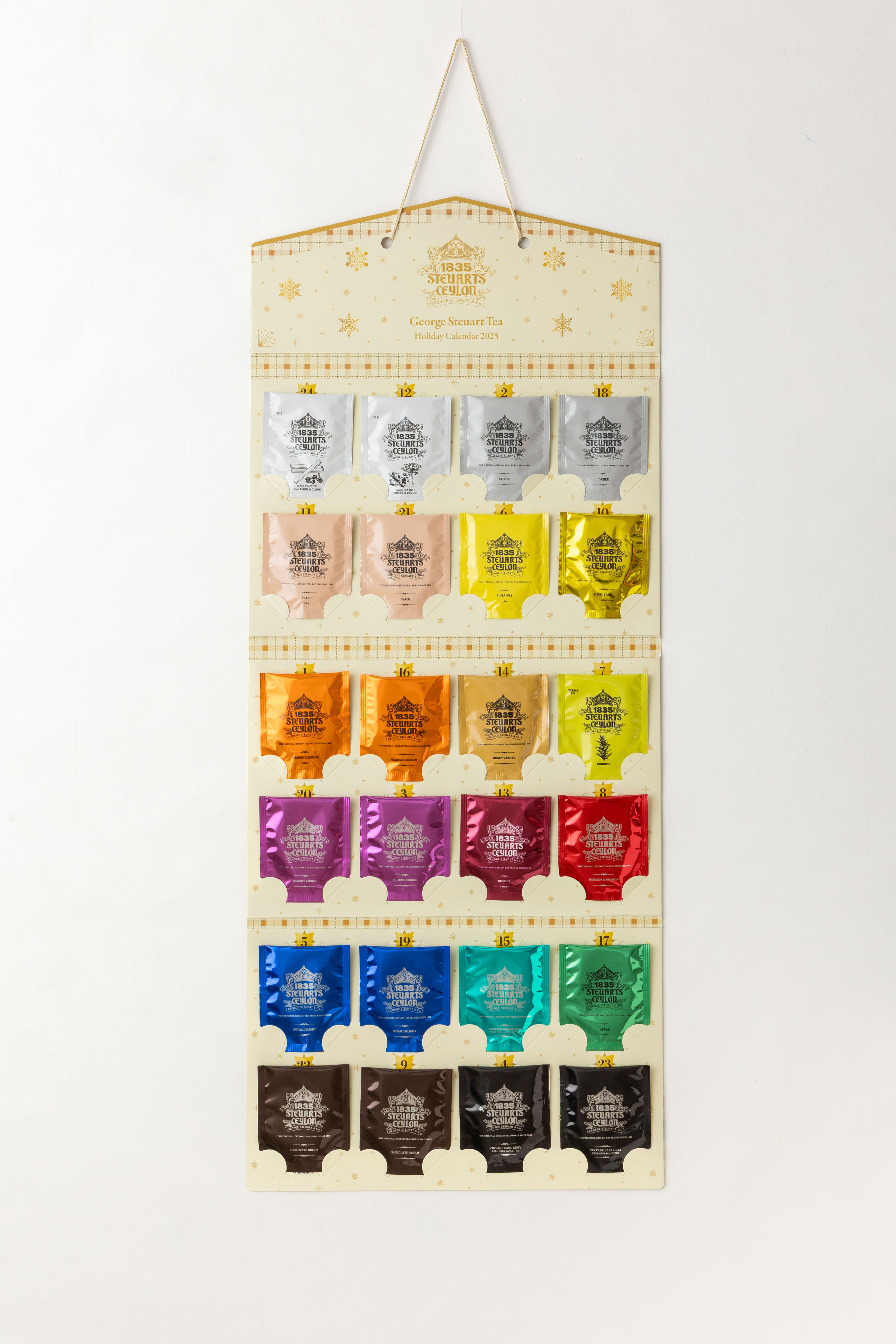 【ラッピング付】アドベントカレンダーと選べるスイーツのセット